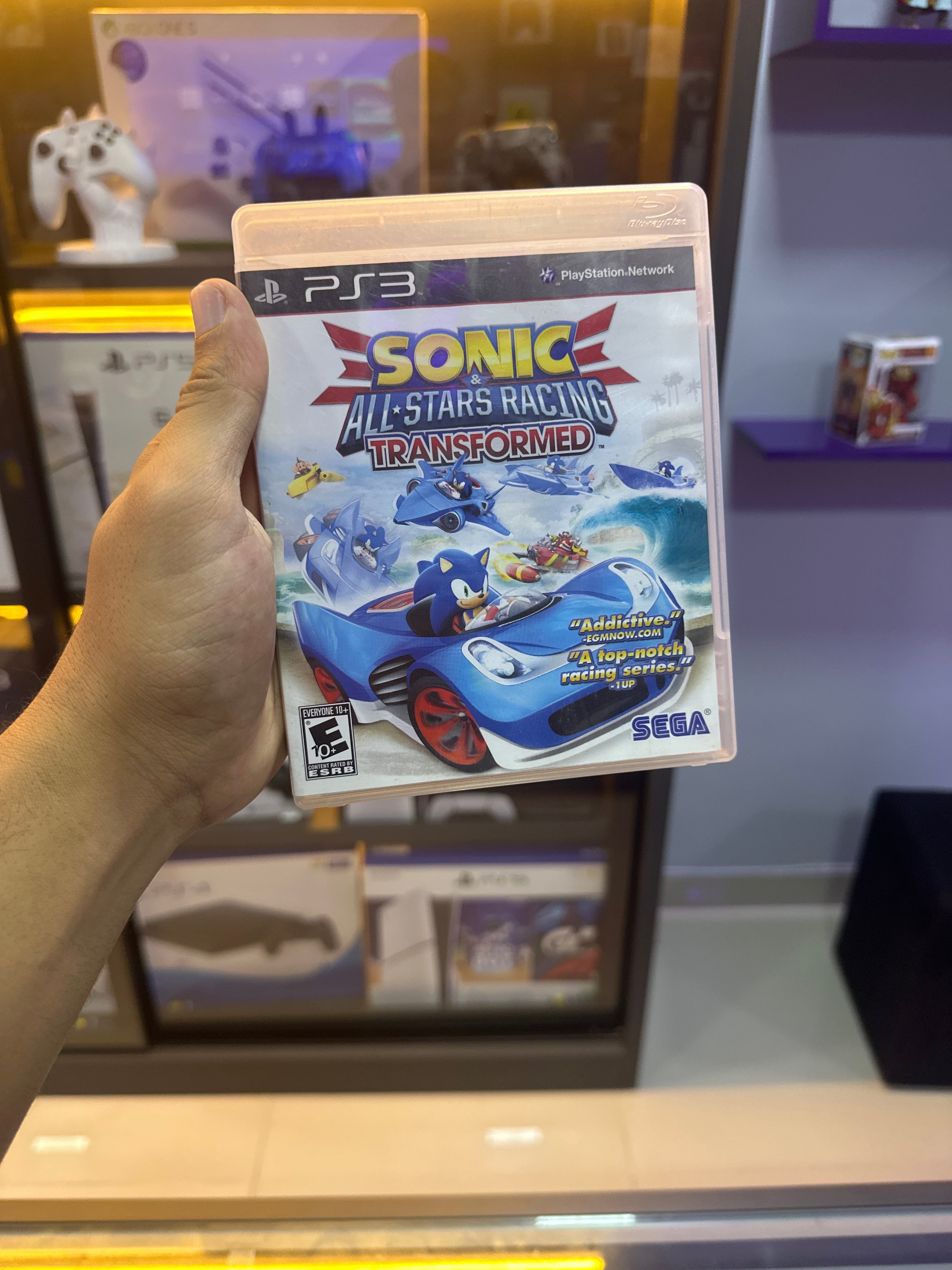 Jogo Sonic & All Stars Racing Transformed Ps3 Midia Fisica (semi novo)