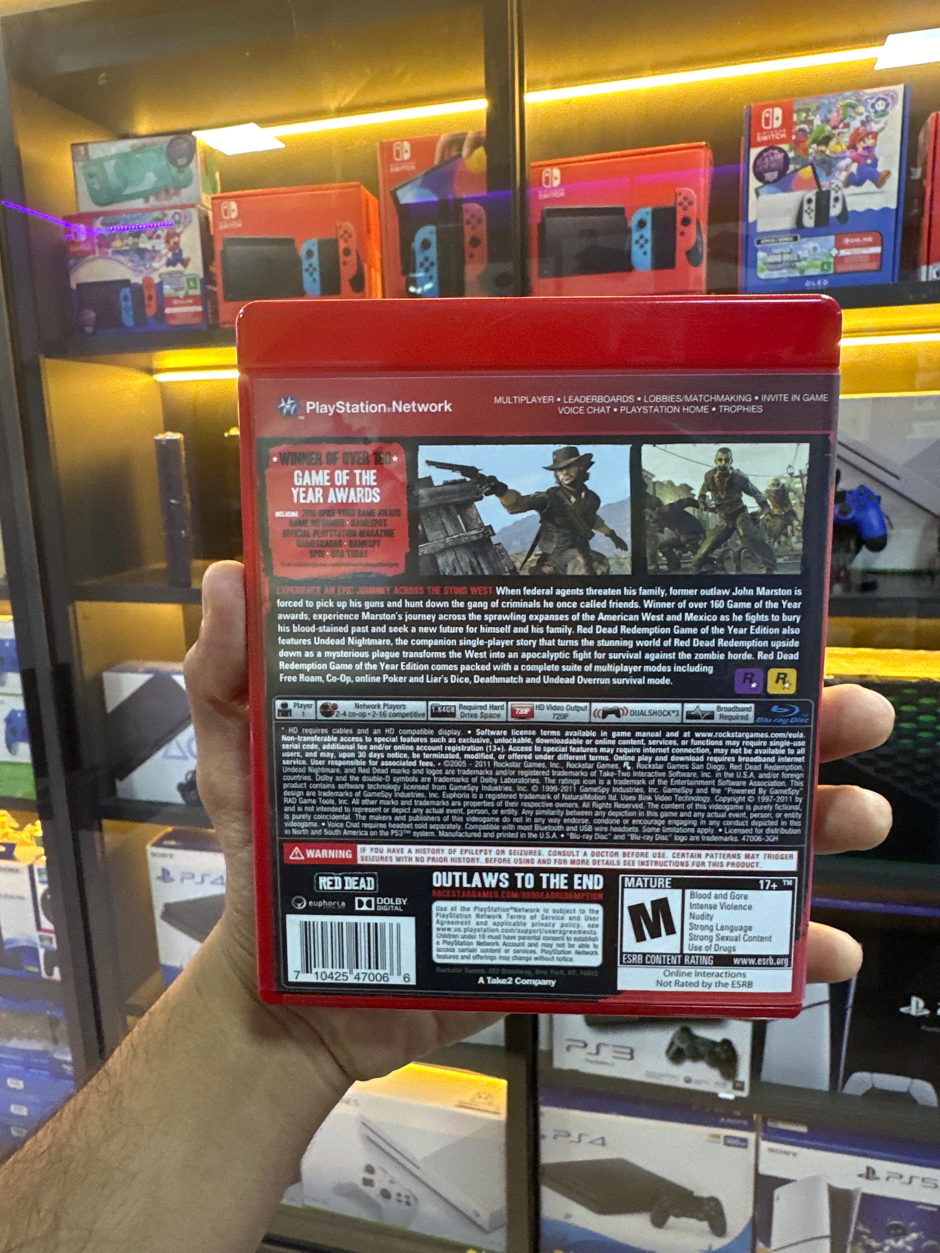 Red Dead Redemption Game of the Year Edition PS3 (semi novo)
