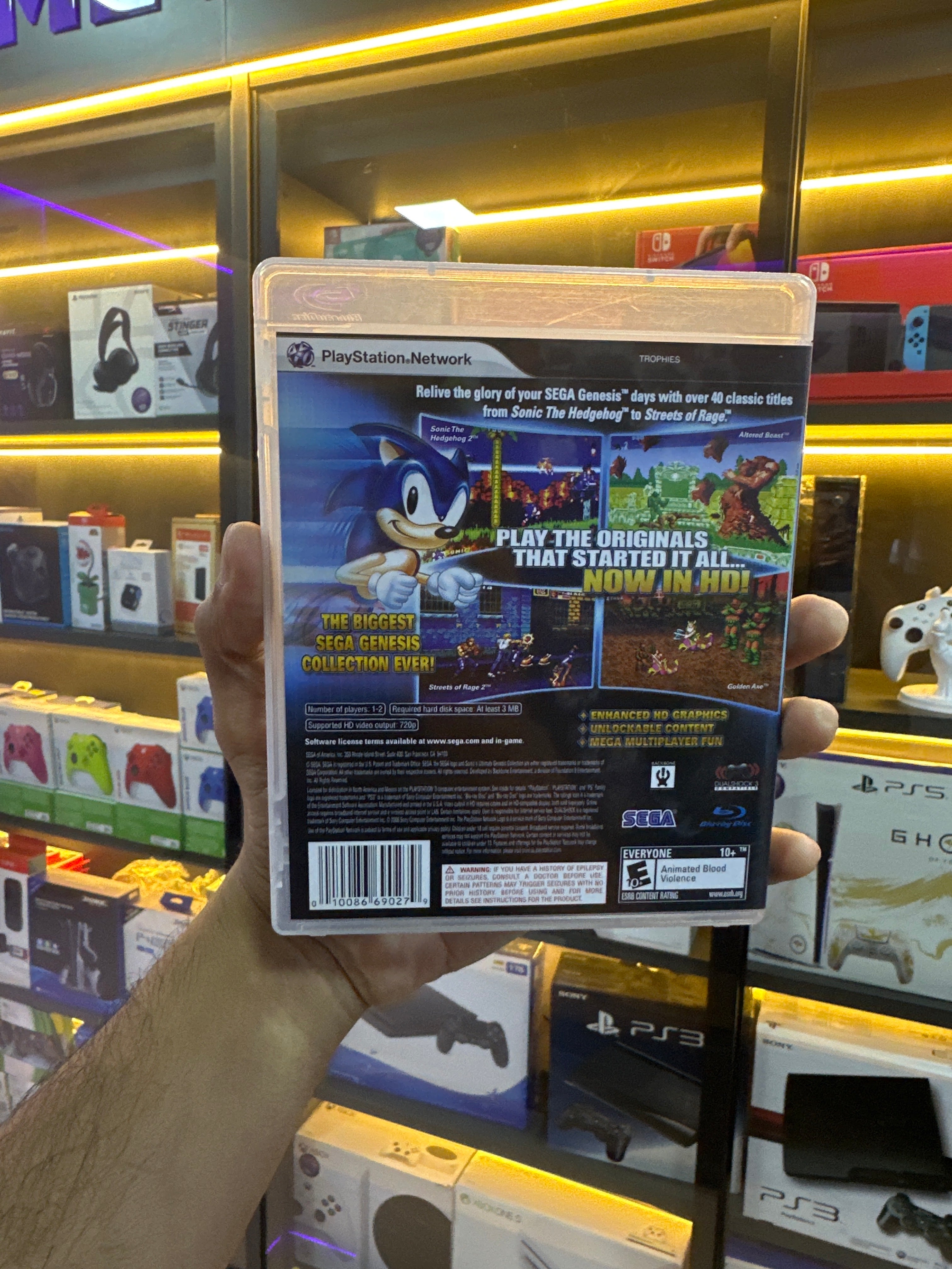 Jogo Sonic Ultimate Genesis Collection Ps3 (semi novo)