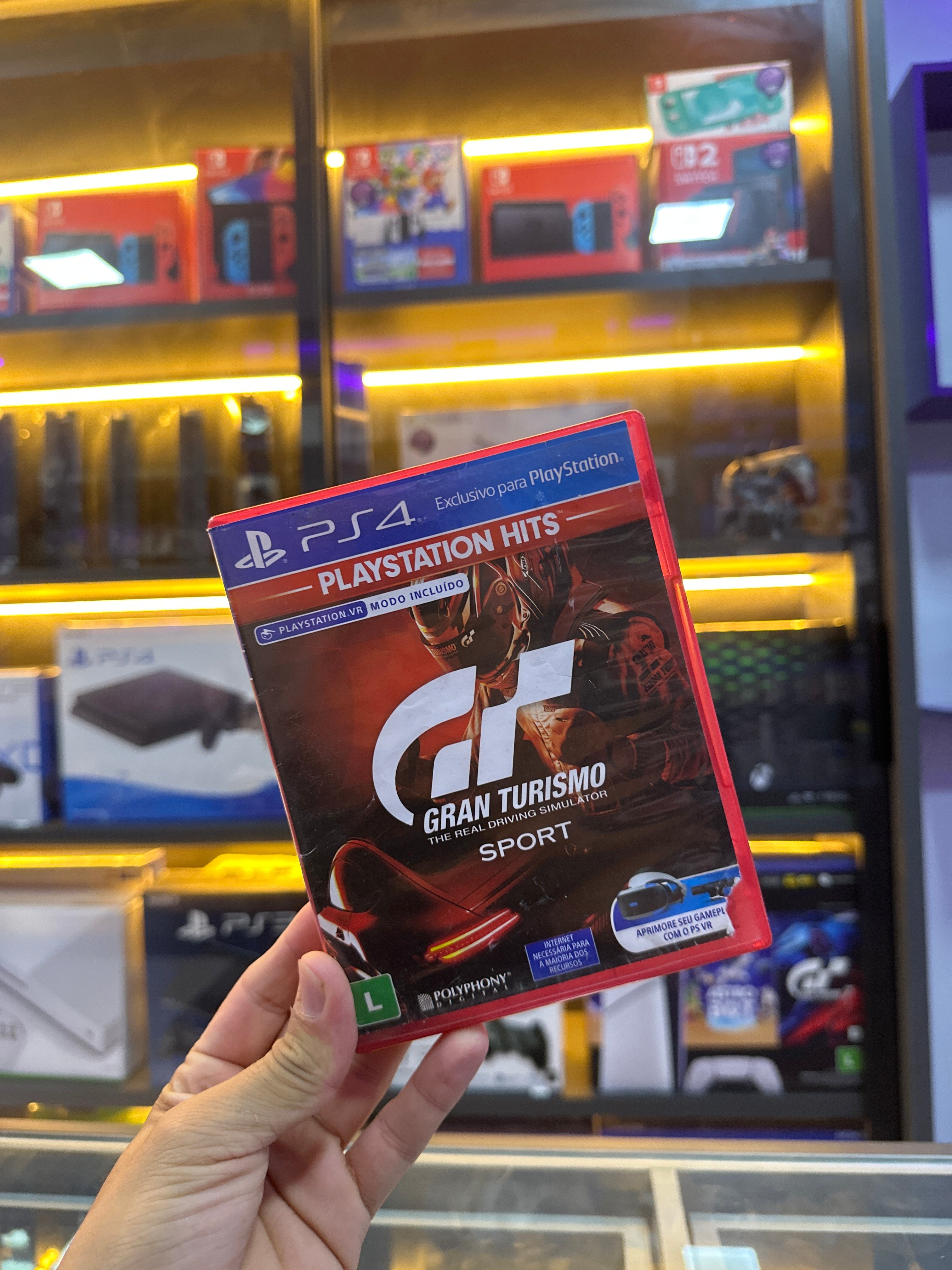 Gran Turismo Sport Ps4 Midia Fisica - Excelente