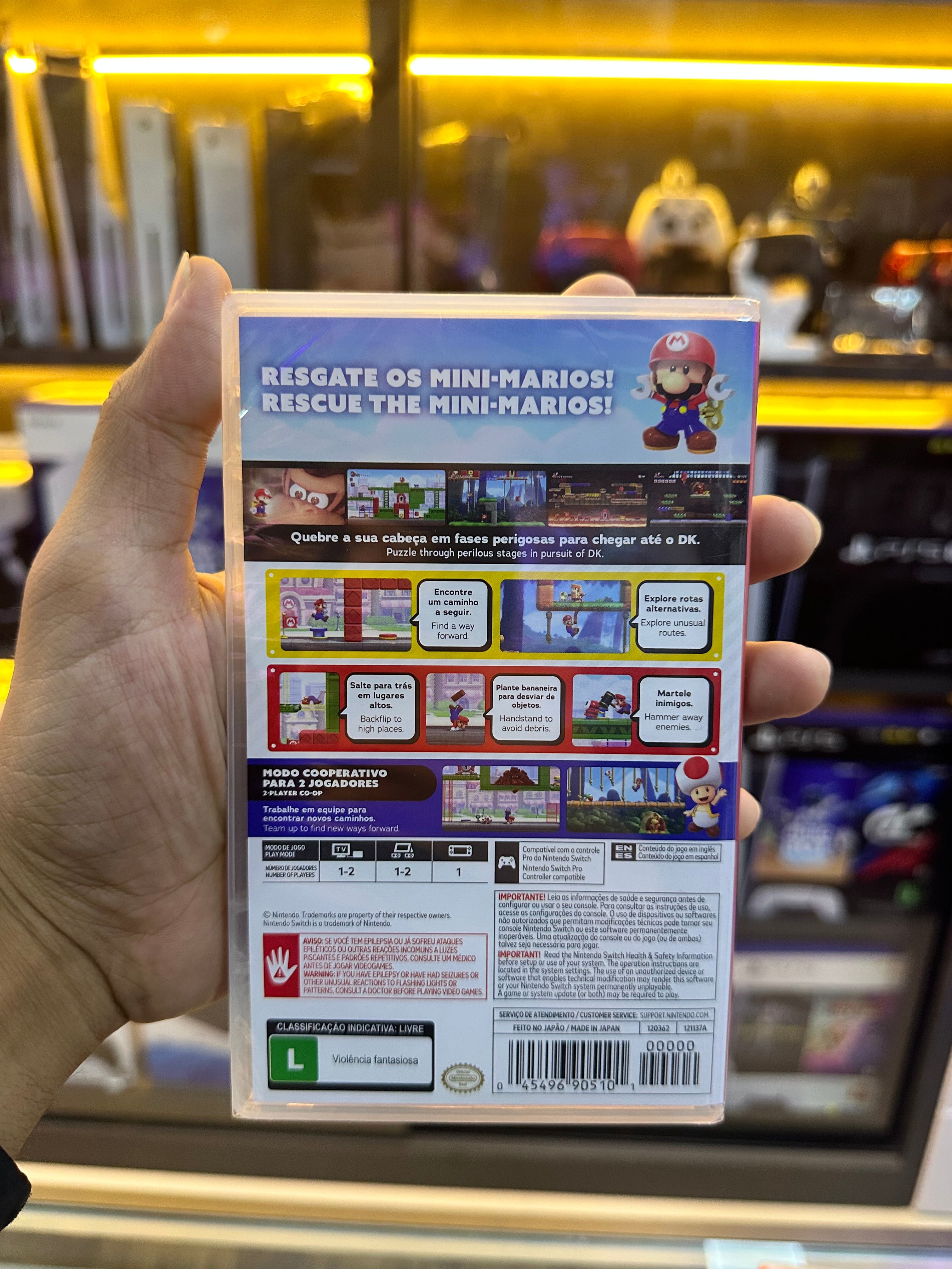 Nintendo, Jogo, Mario vs. Donkey Kong, Nintendo Switch (seminovo)