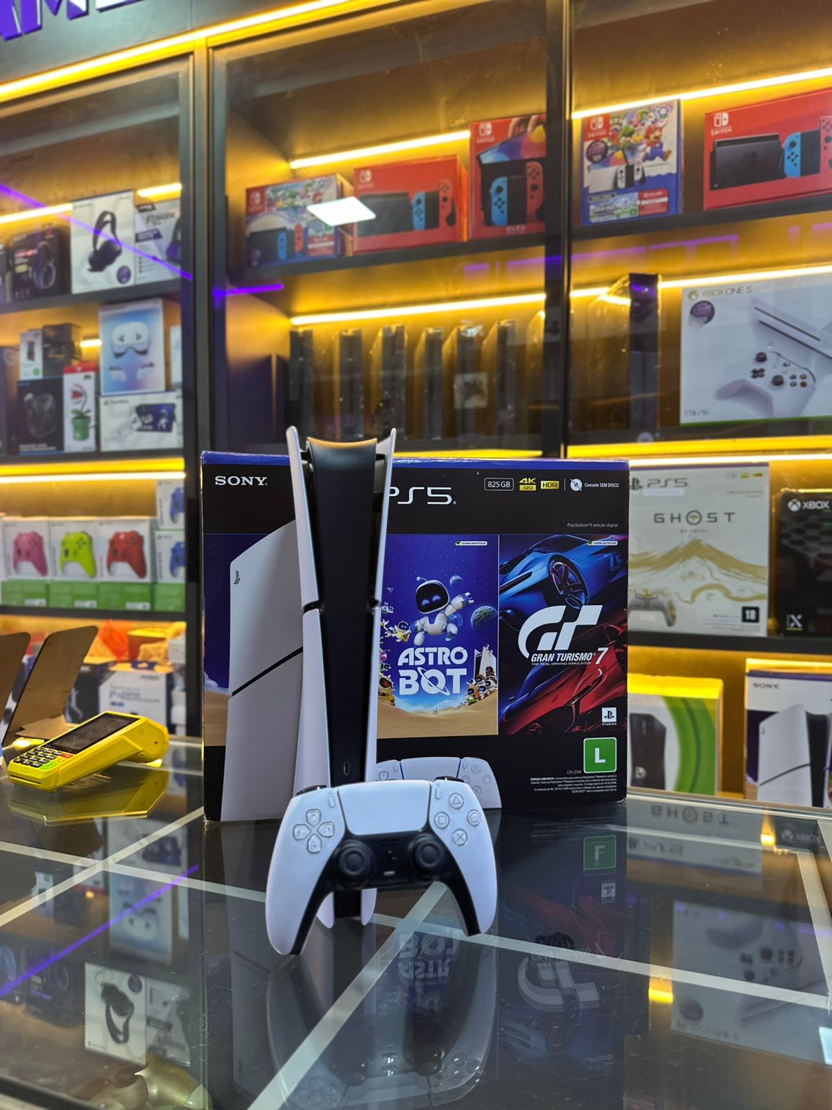 Playstation 5 slim digital 825gb semi novo sem jogo * foto ilustrativa*