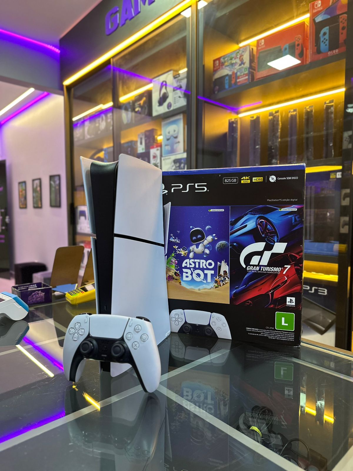 Playstation 5 slim digital 825gb semi novo sem jogo * foto ilustrativa*