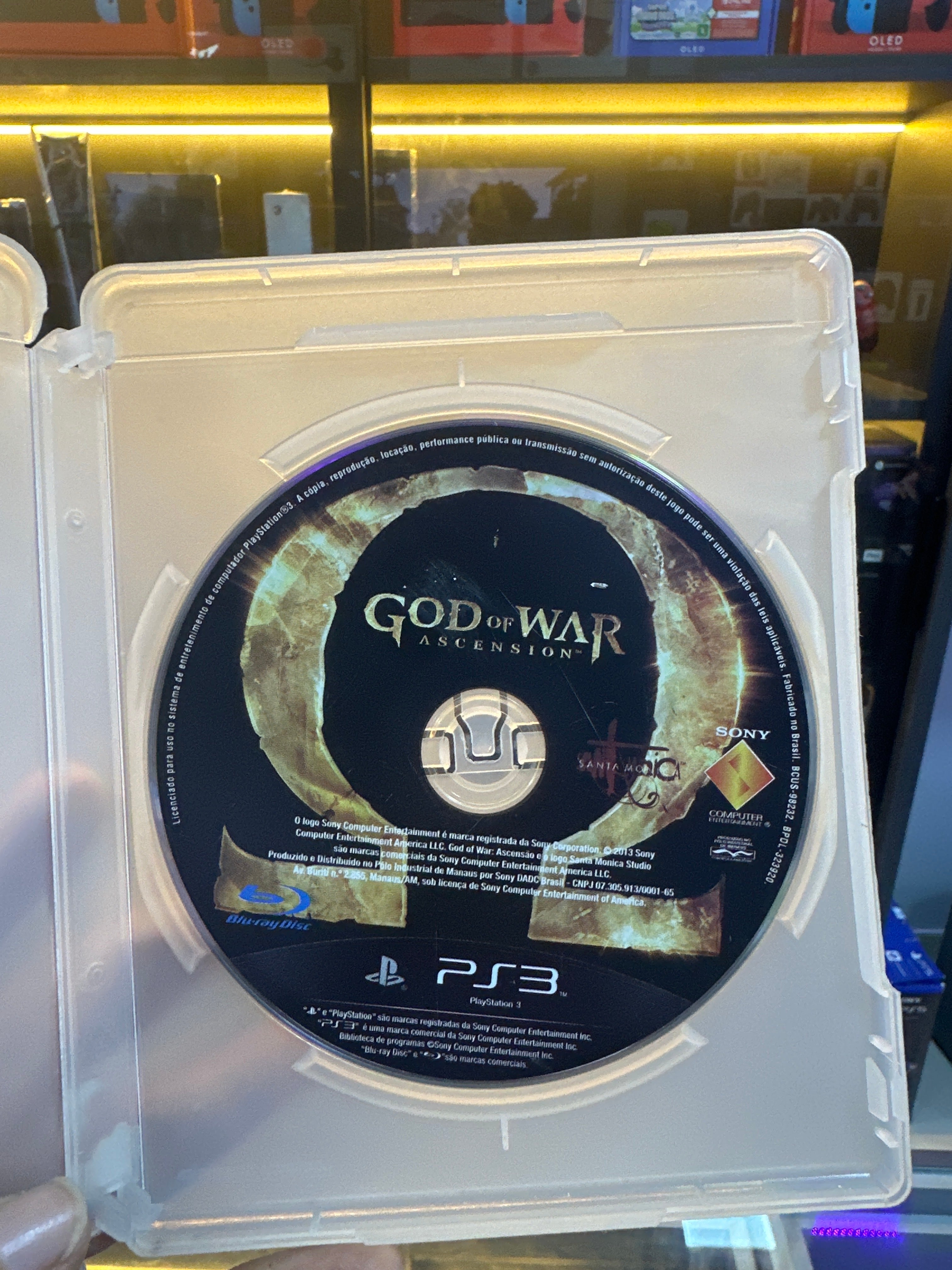 Jogo God of War: Ascension - PS3 (semi novo)