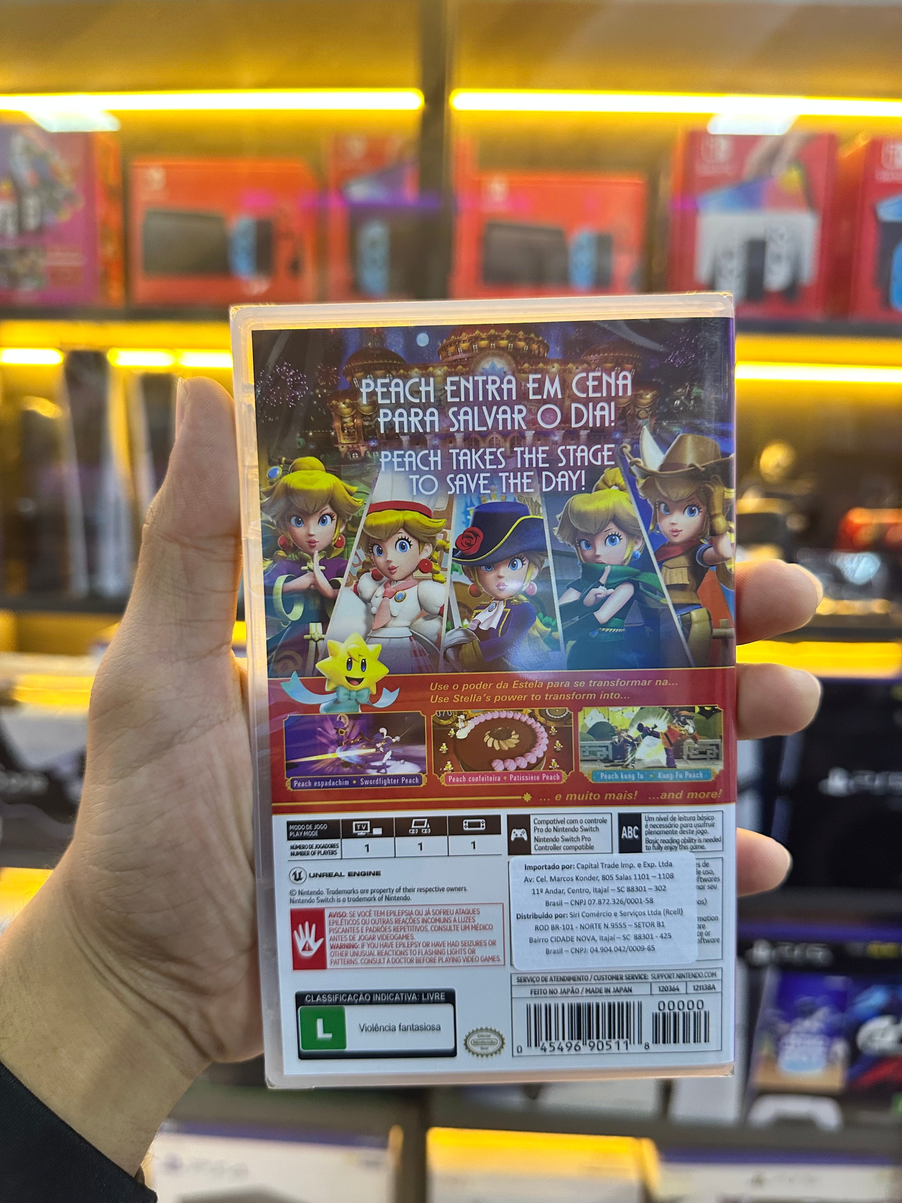 PRINCESS PEACH Nintendo switch (