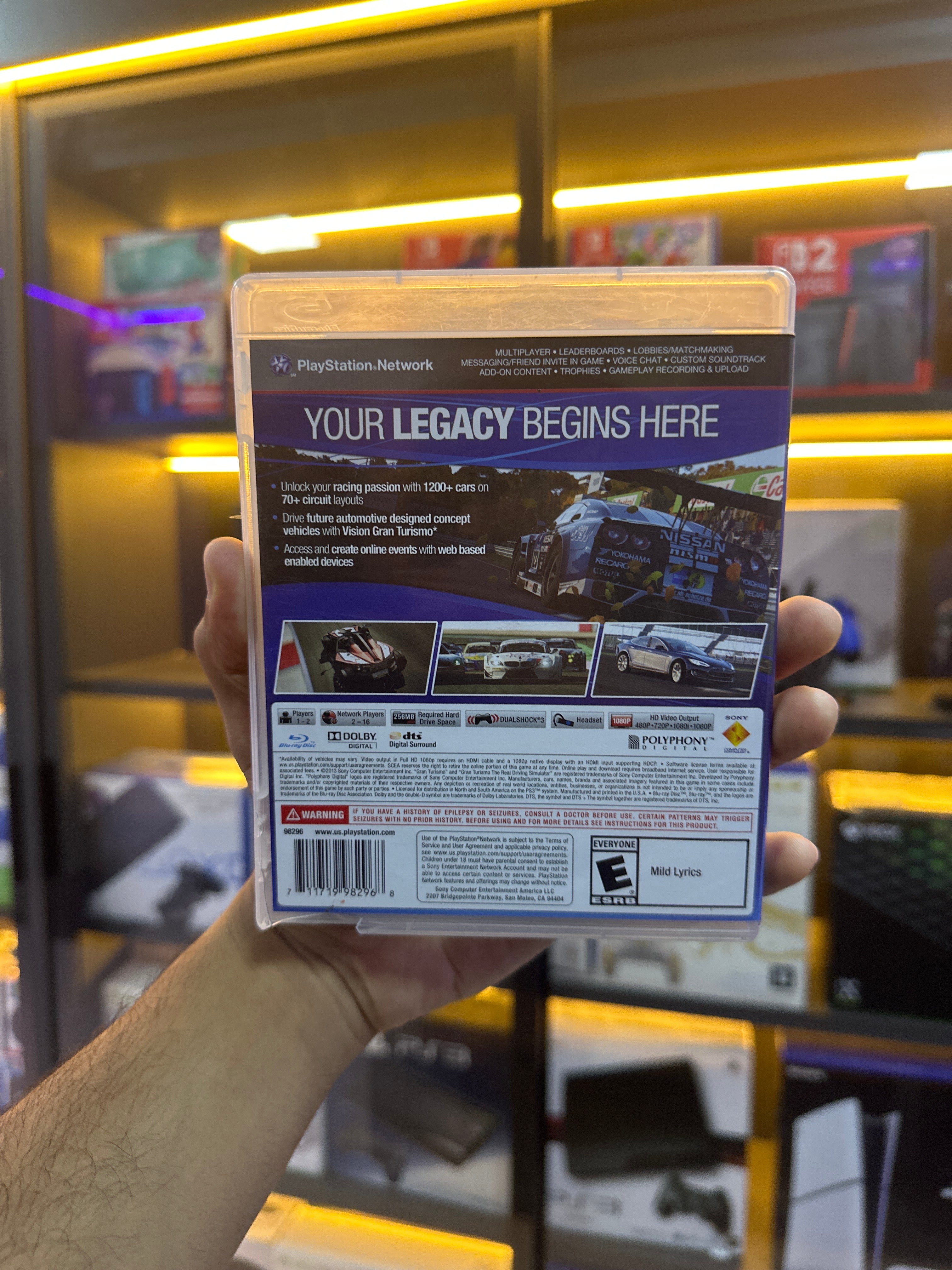 Gran Turismo 6 Ps3 (semi novo)
