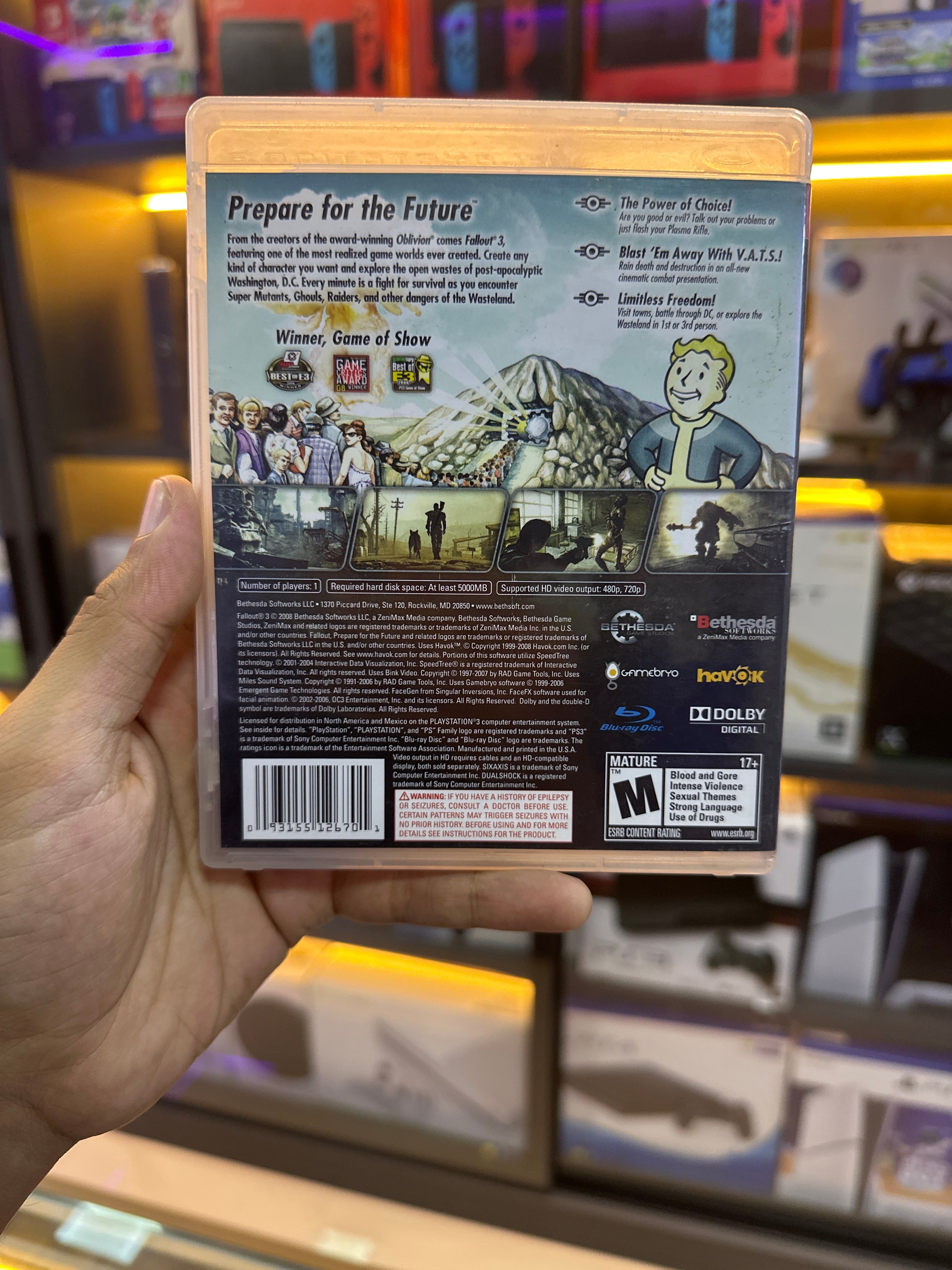 Jogo Fallout 3 - PS3 (semi novo)