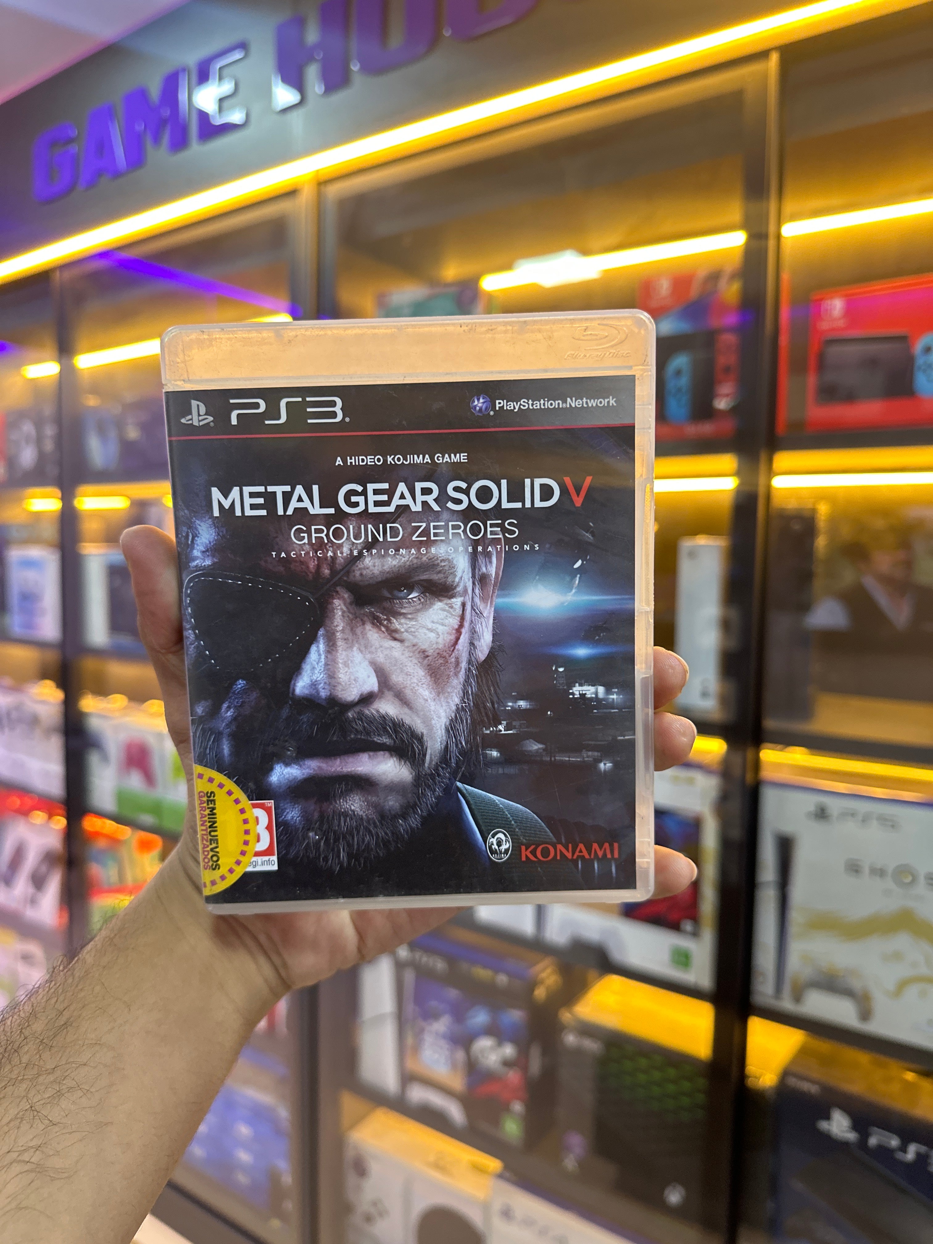 Jogo Metal Gear Solid V: Ground Zeroes - PS3 (Seminovo)