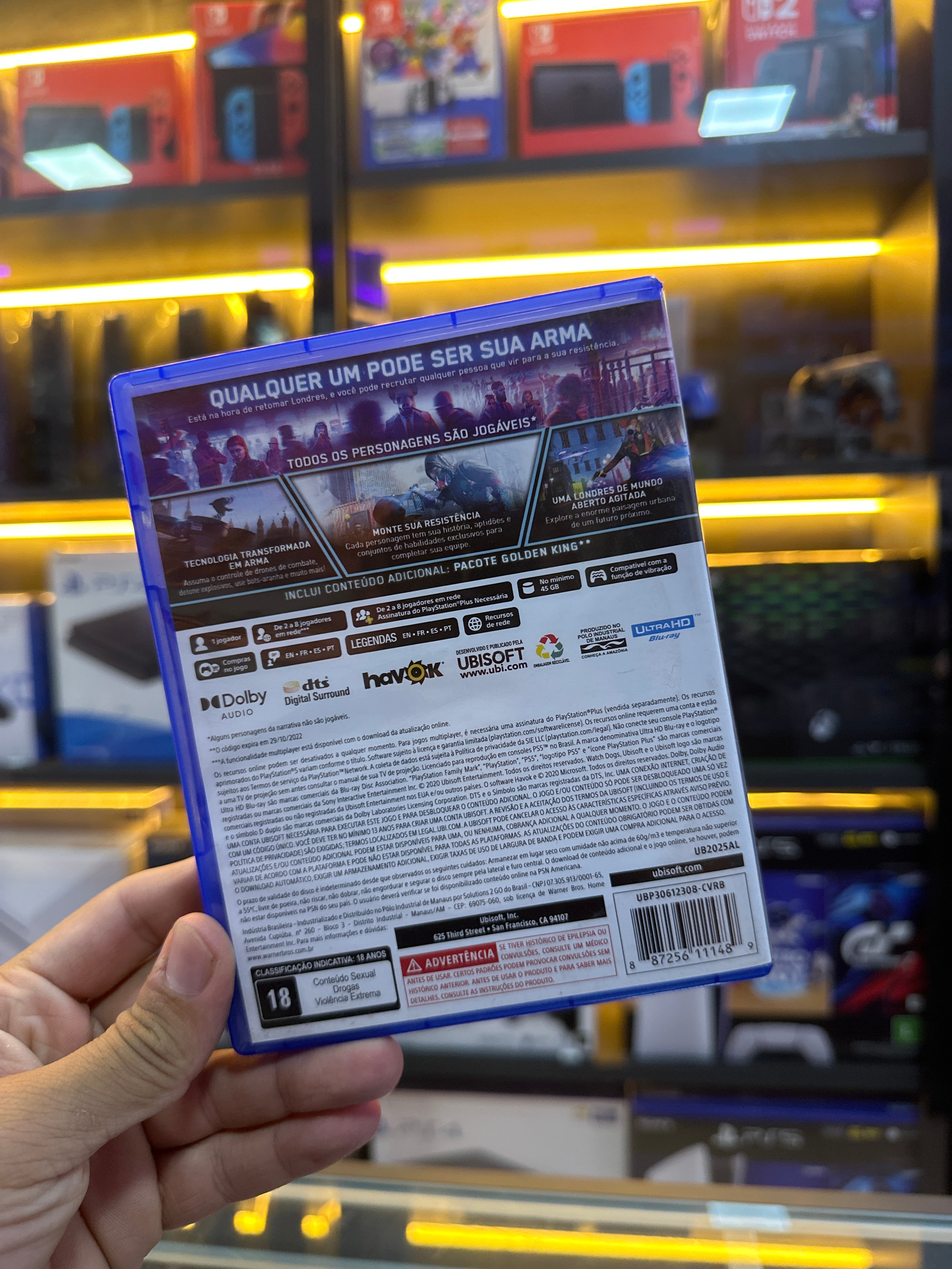 Watch Dogs Legion para PS5  (semi novo)