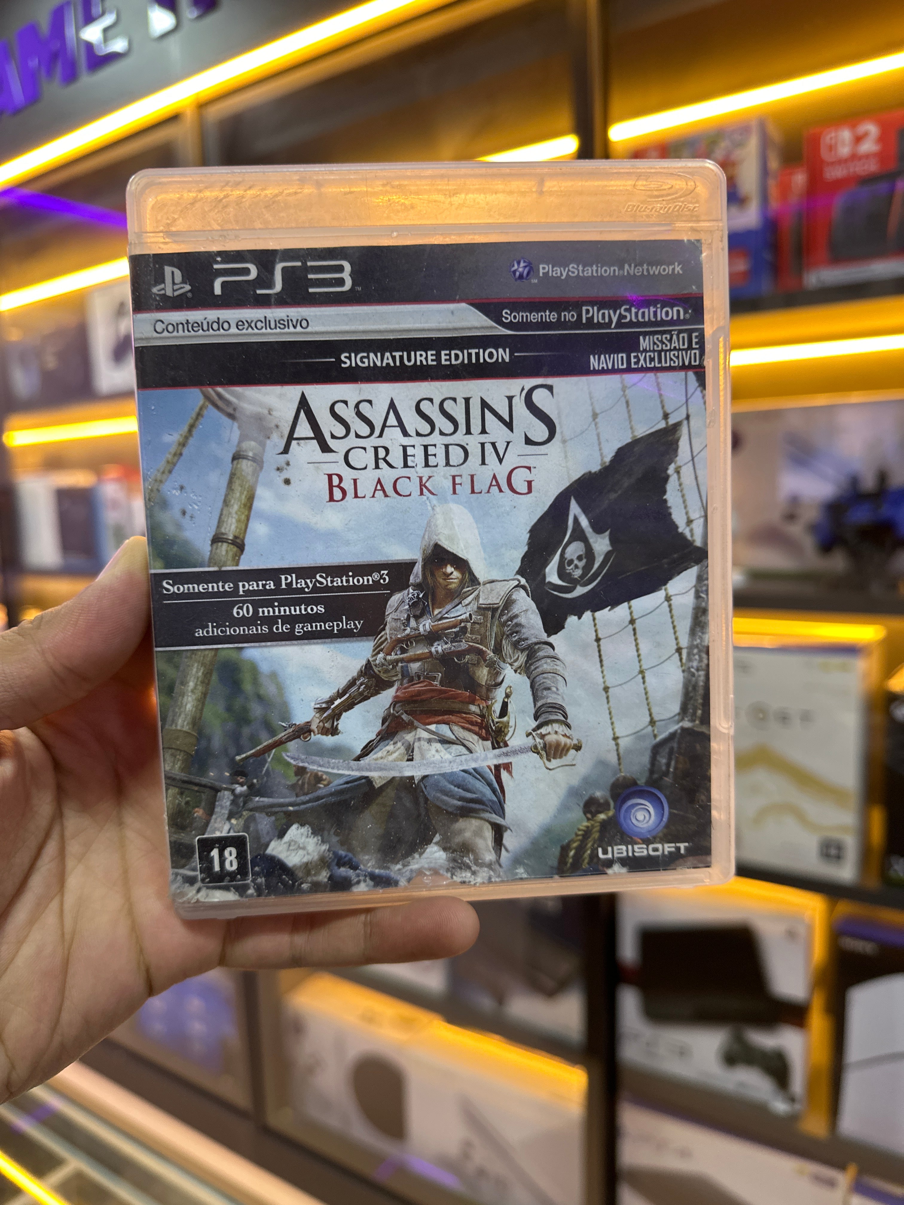 Assassns Creed Black Flag Ps3 Mídia Física (Semi Novo)