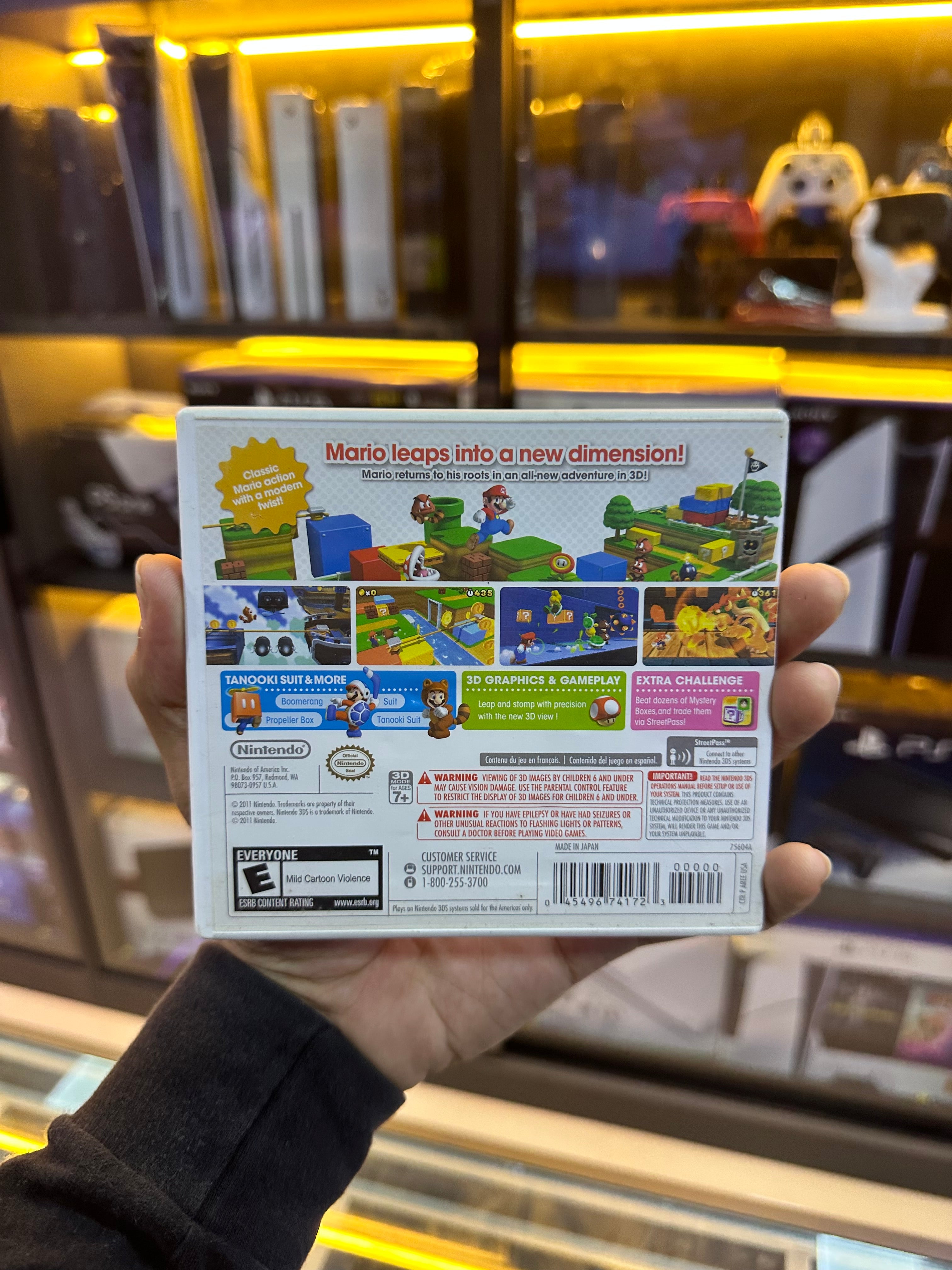 SUPER MARIO 3D LAND - 3DS (seminovo)