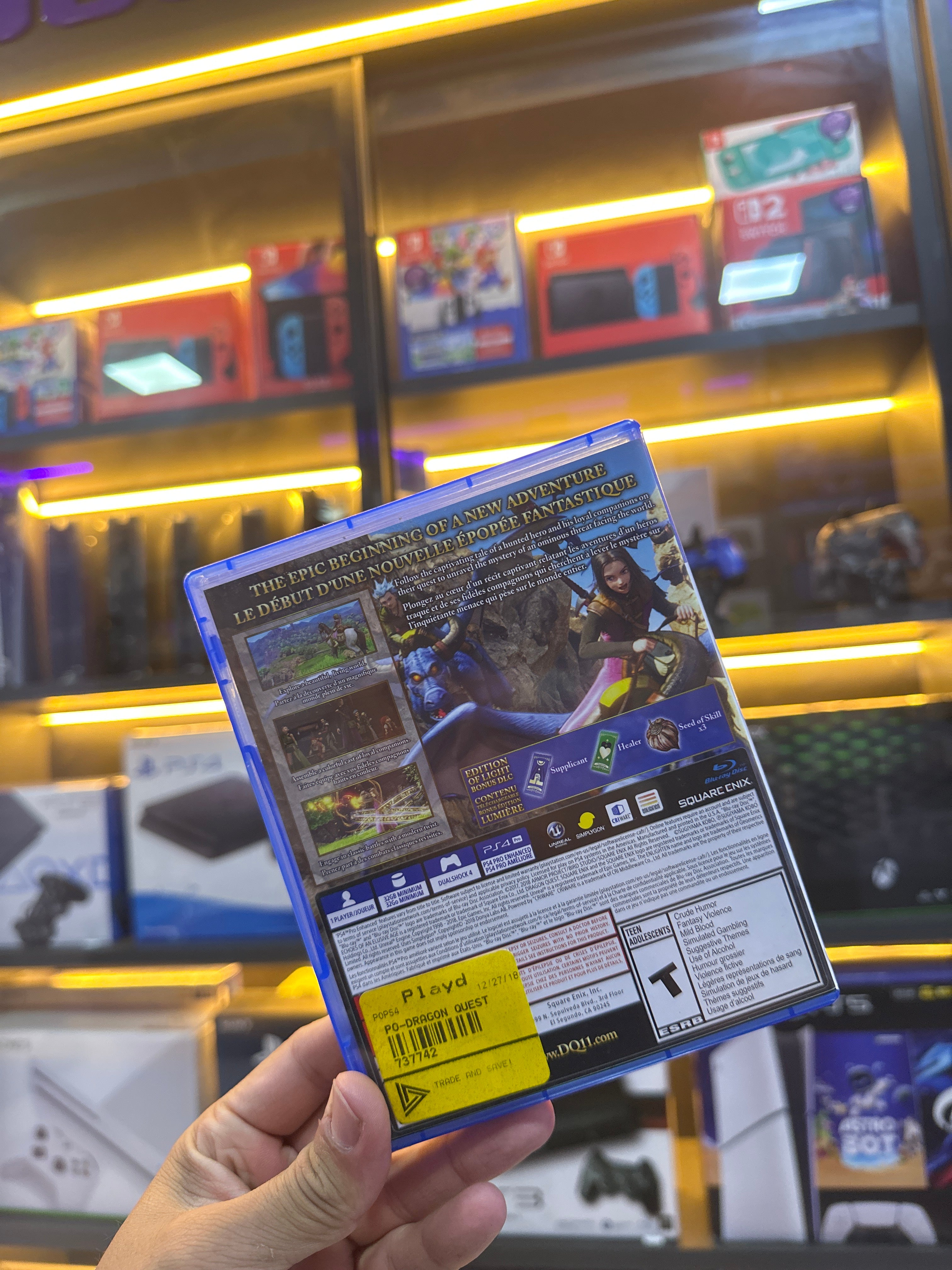 Game Dragon Quest Xi Echoes Of An Elusive Age - Ps4 (semi novo