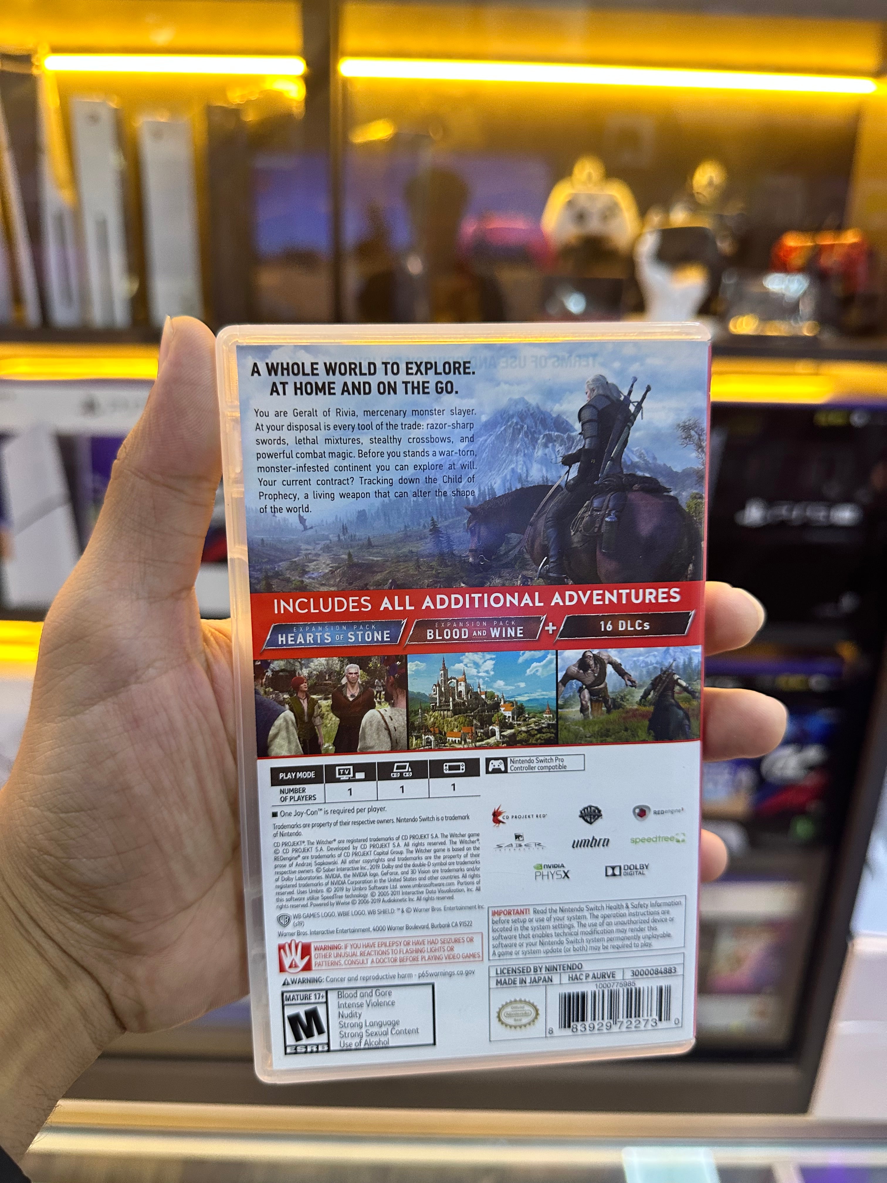 Witcher 3: Wild Hunt Complete Edition - Nintendo Switch (Seminovo)