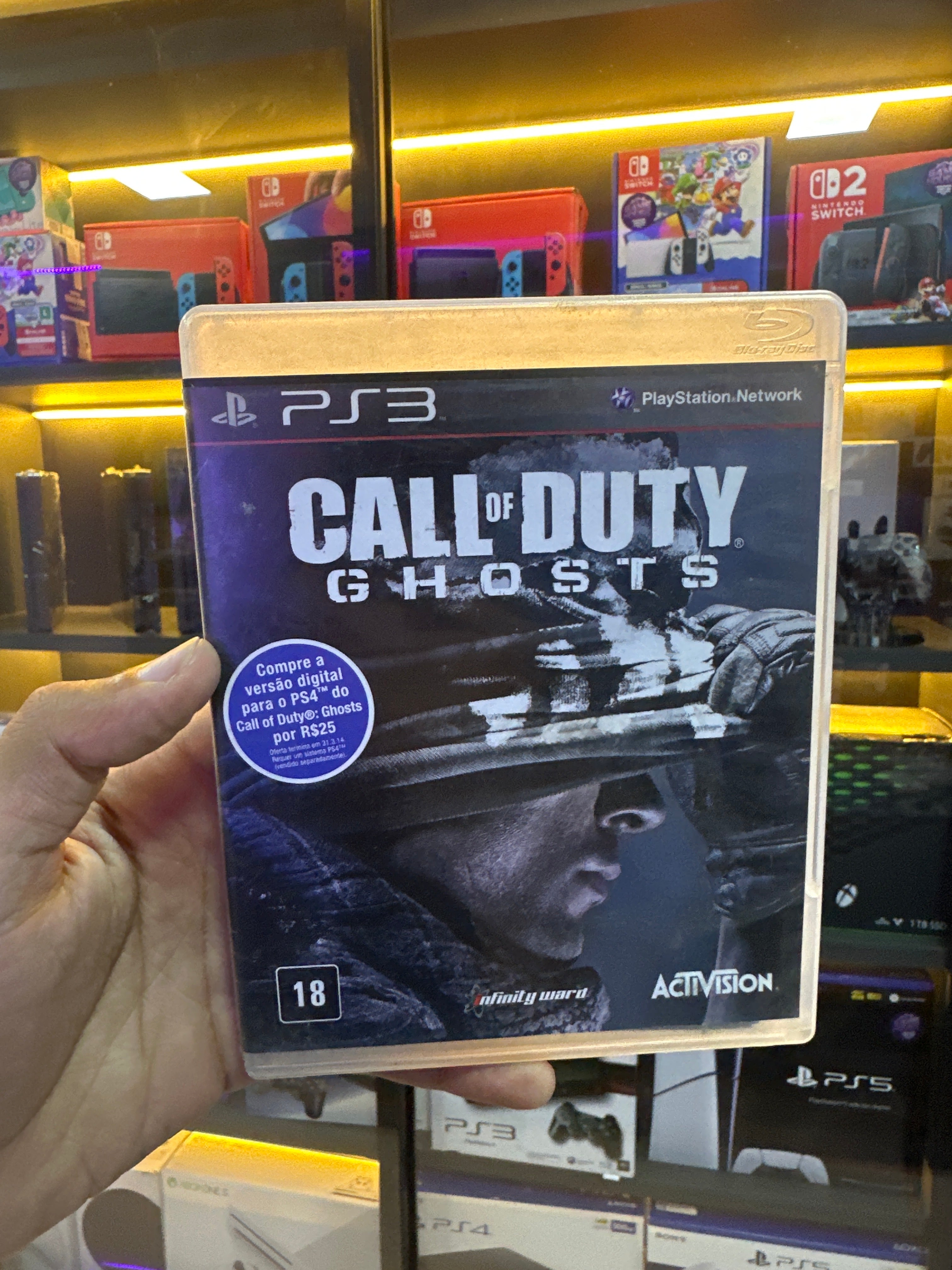 Jogo Call of Duty: Ghosts - PS3 (semi novo )