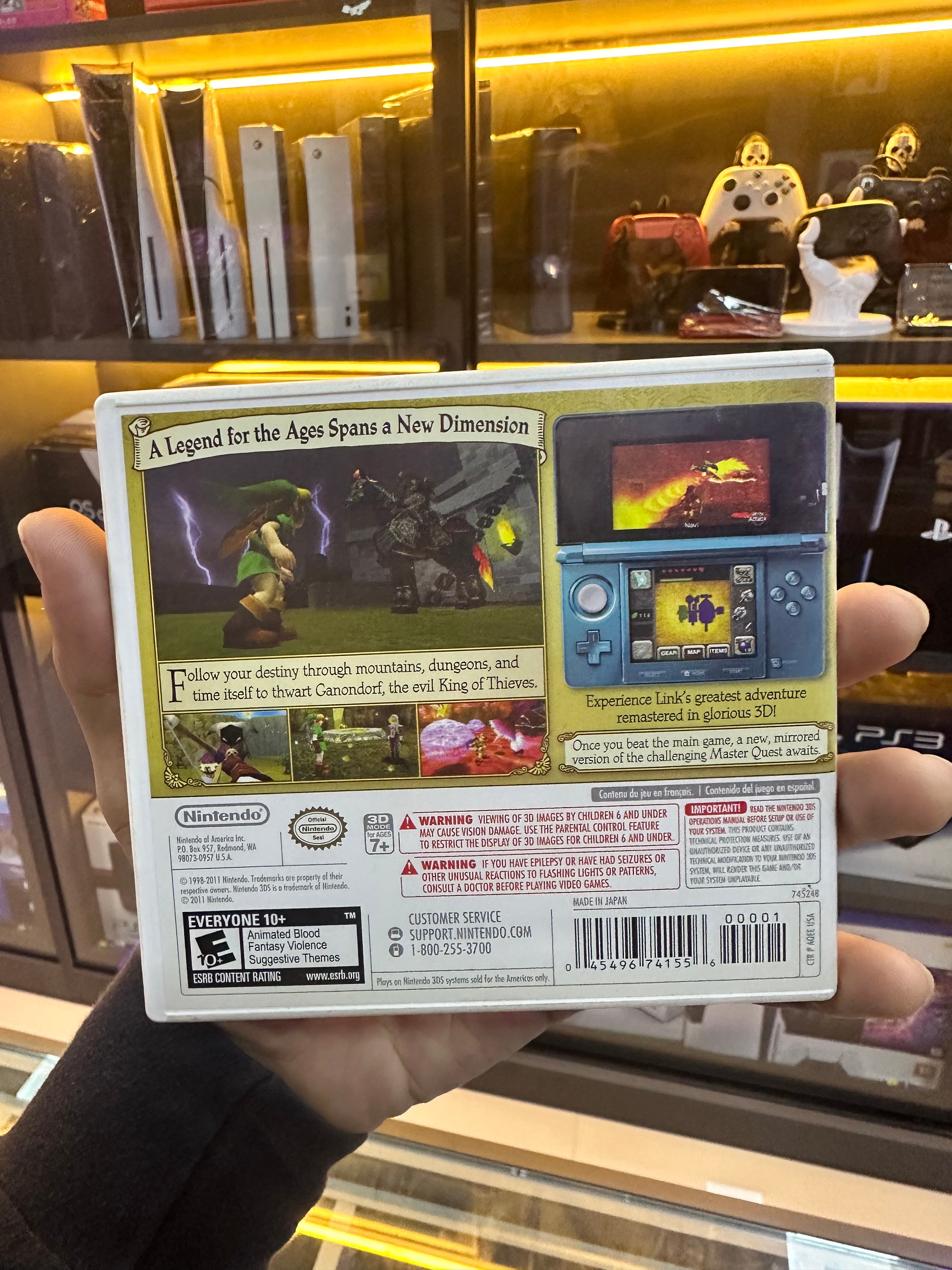 Legend of Zelda: Ocarina of Time 3D (seminovo)