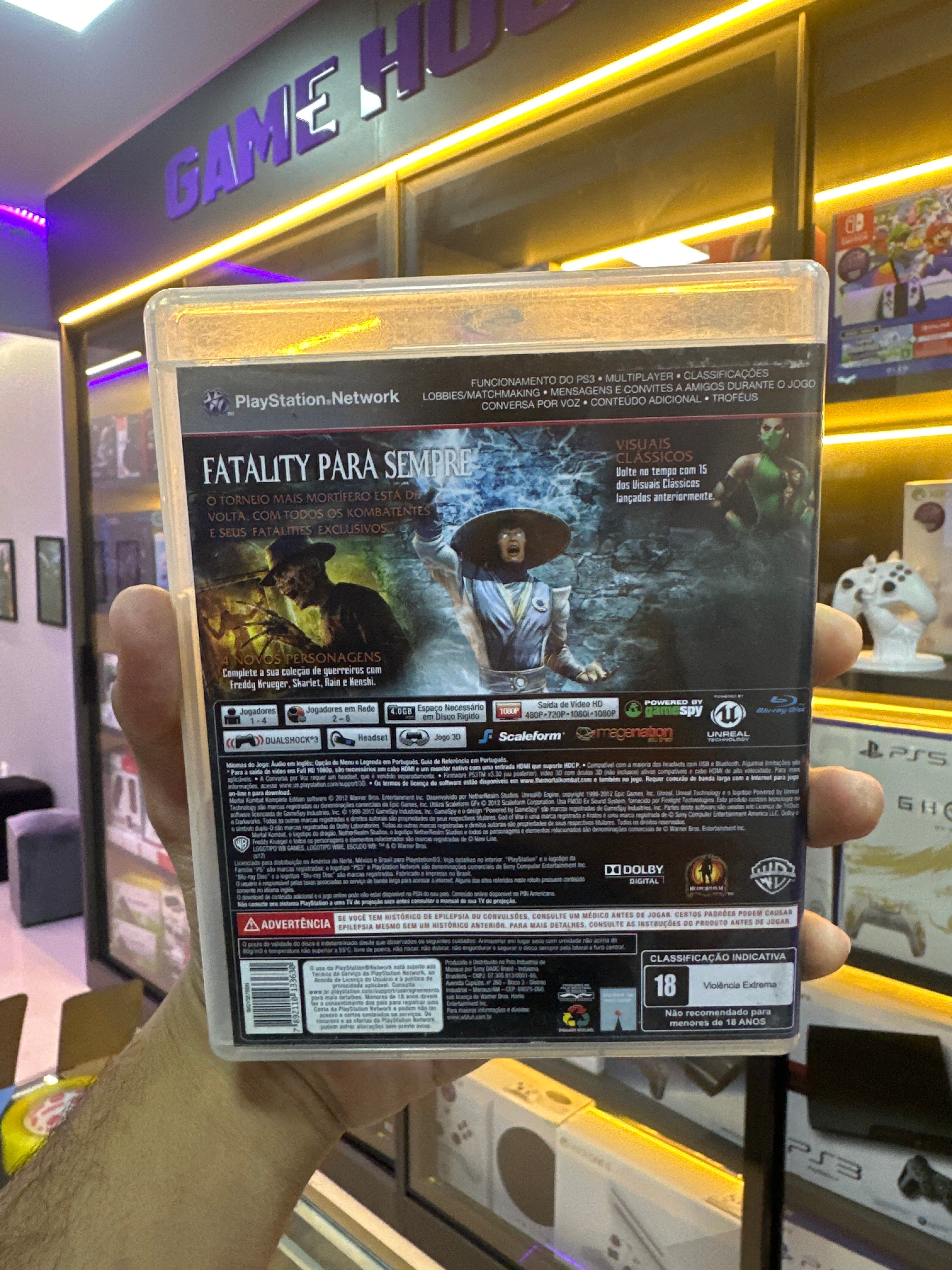 Mortal Kombat Komplete Edition PS3 (semi novo)