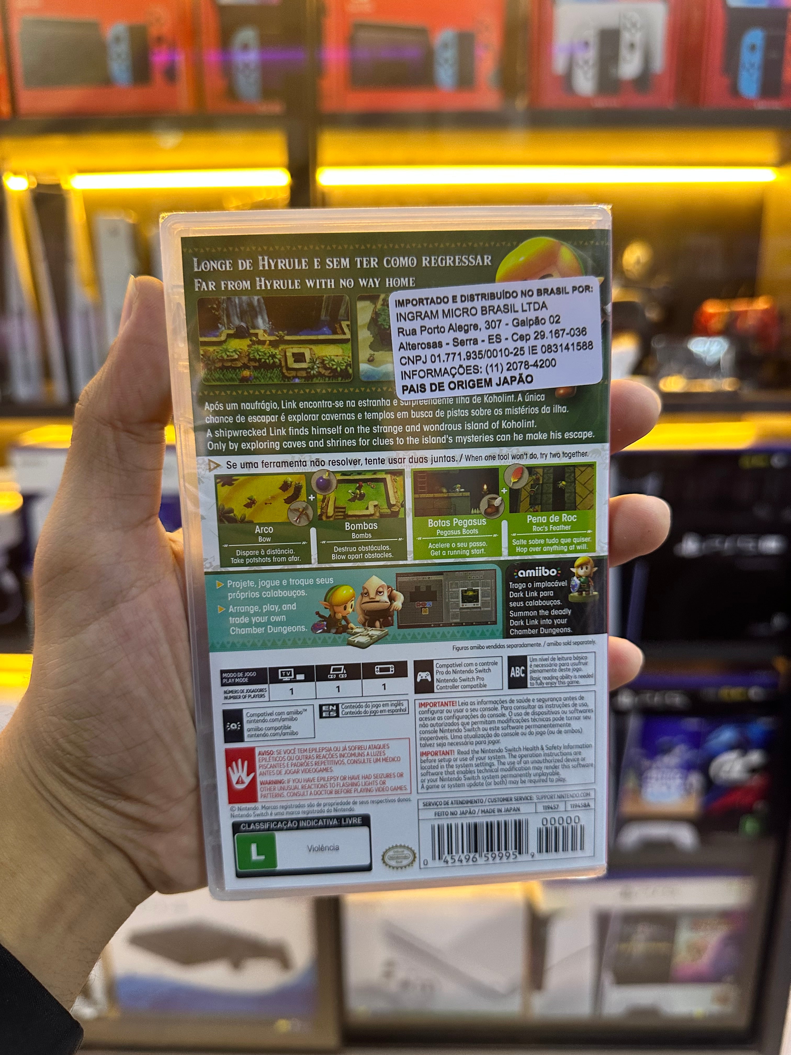 Legend of Zelda: Links Awakening - Nintendo Switch (semi-novo)