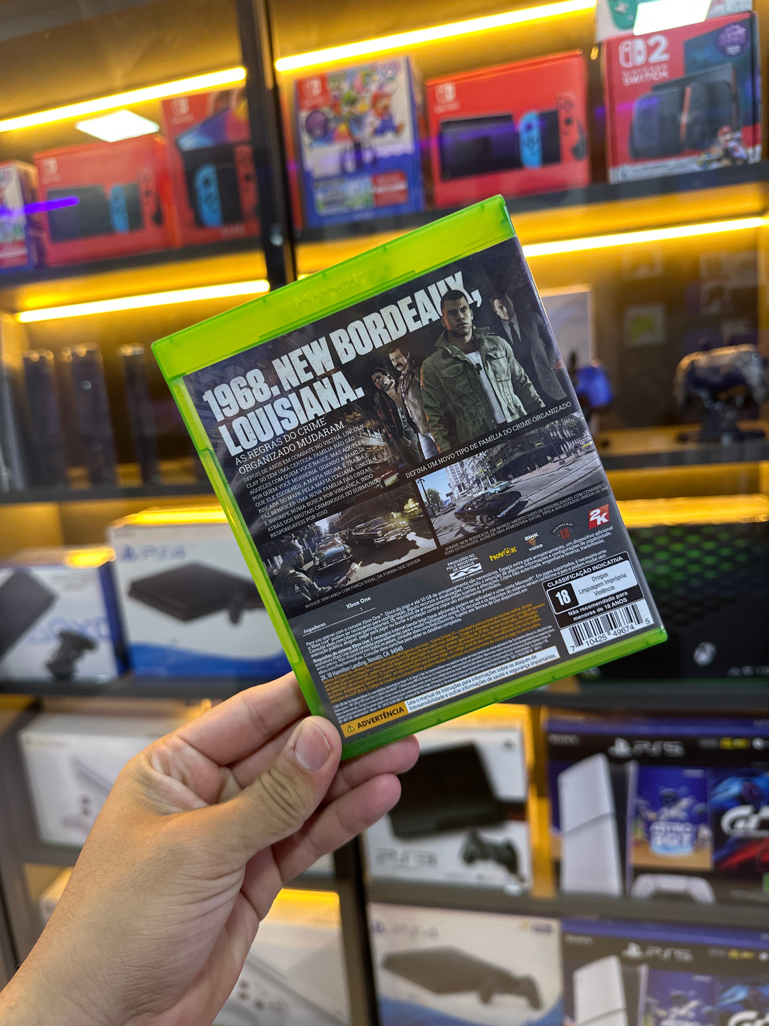 Mafia III Xbox One Mídia Física Ação Aventura 2K Games (semi novo)