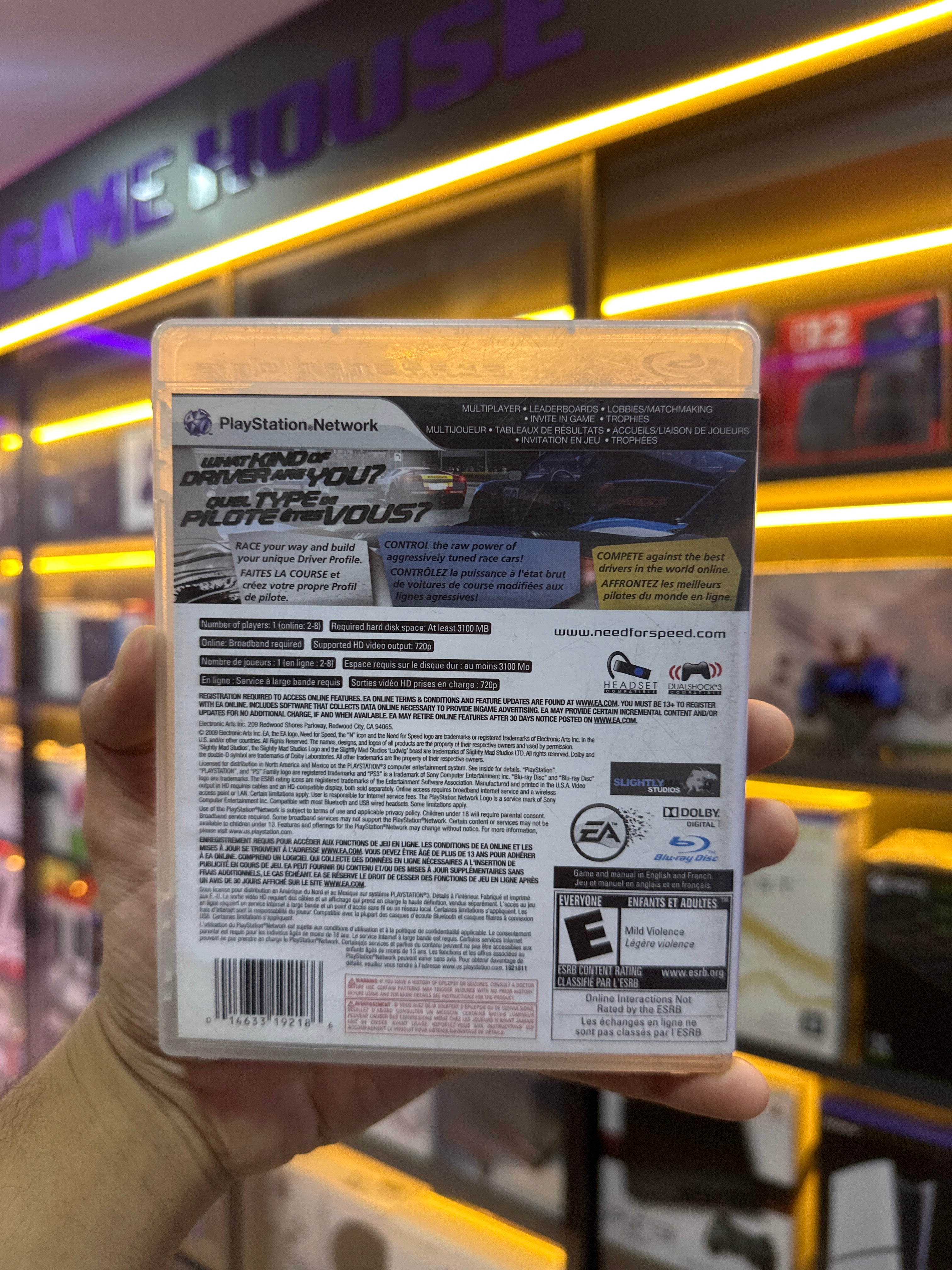 Need For Speed Shift Ps3 Mídia Fisica (seminovo)