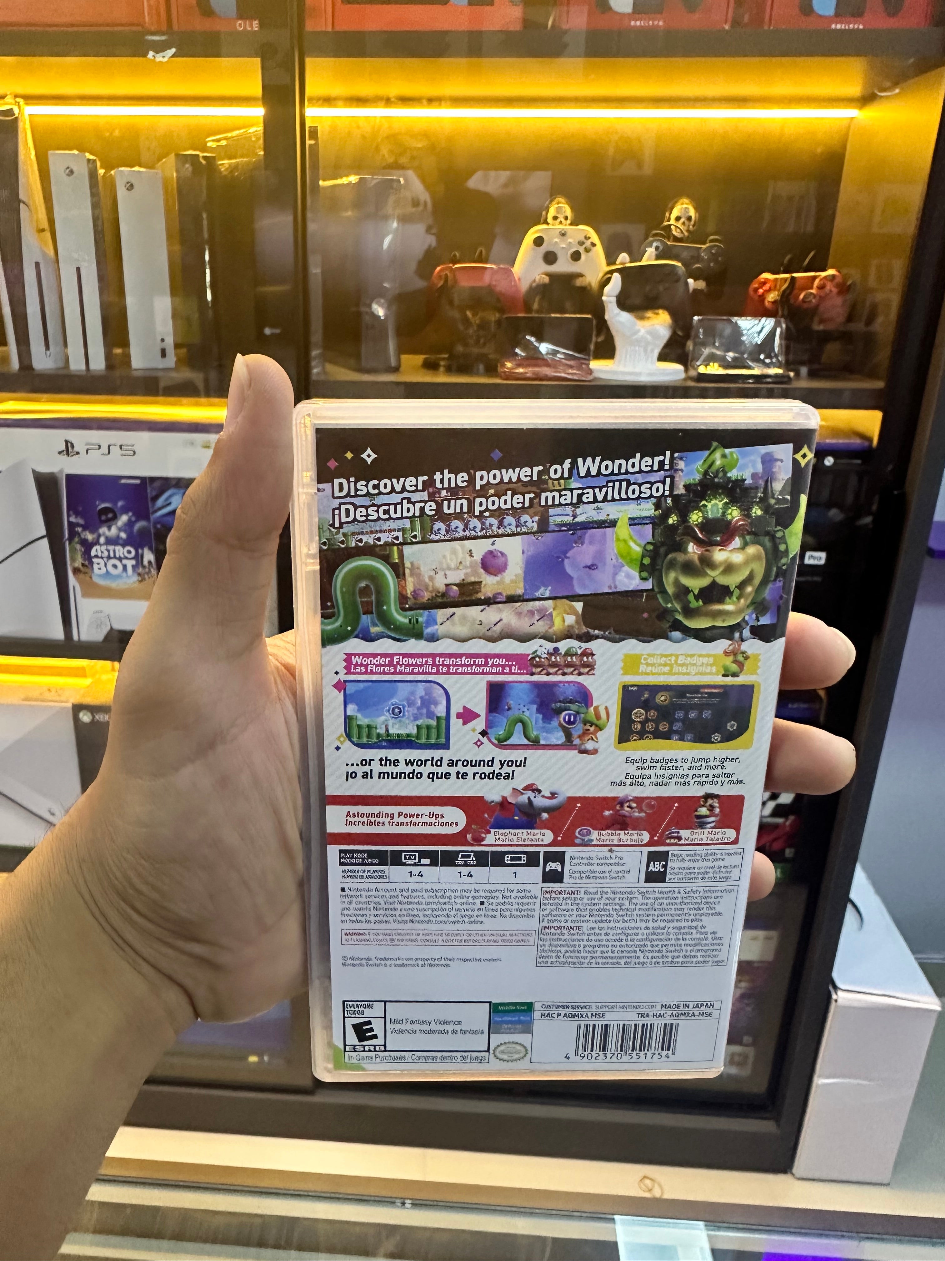 Super Mario Bros. Wonder, Nintendo Switch (seminovo)