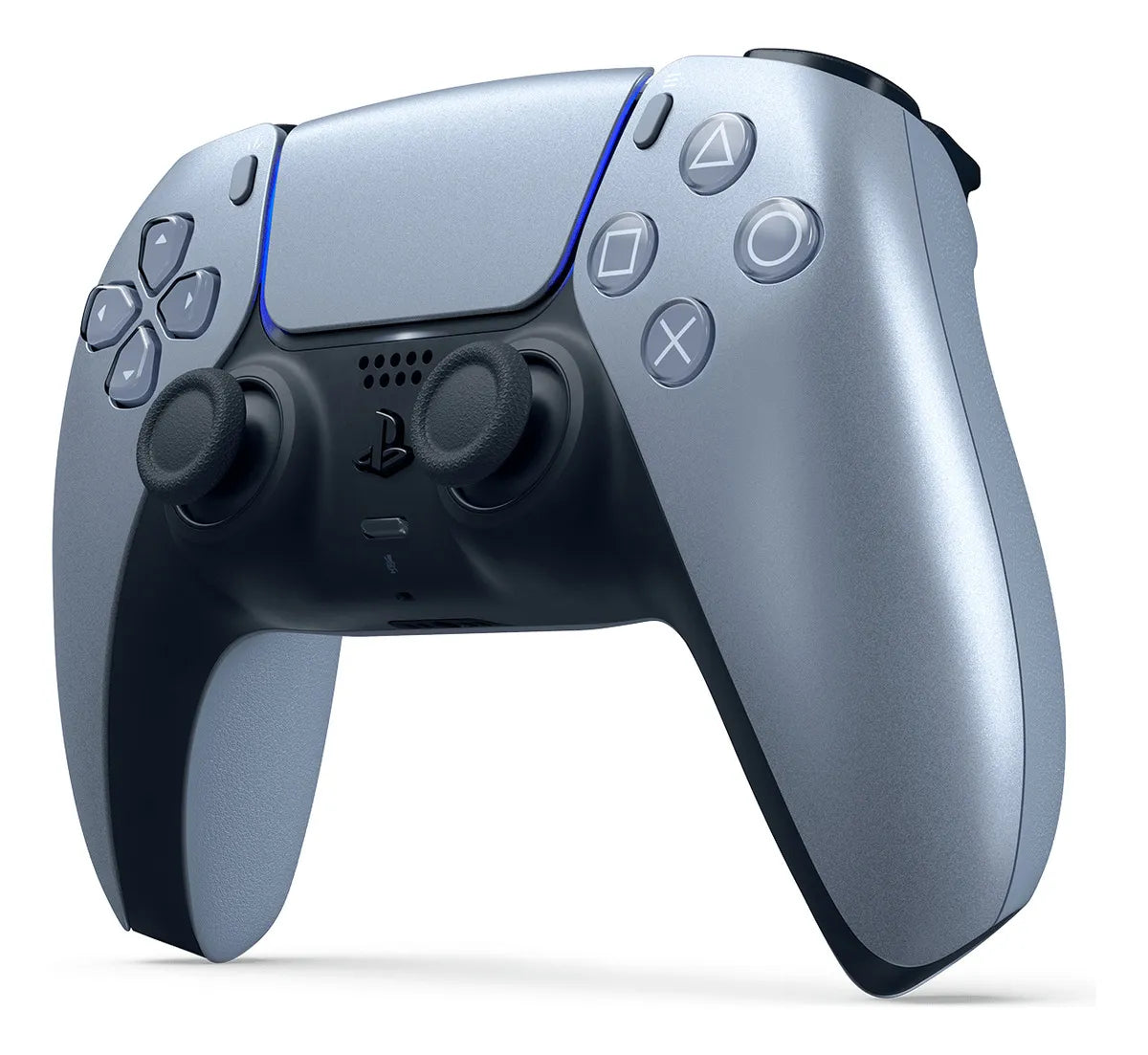 Sony PlayStation DualSense CFI-ZCT1W Controle Sem Fio Sterling Silver Cor Cinza