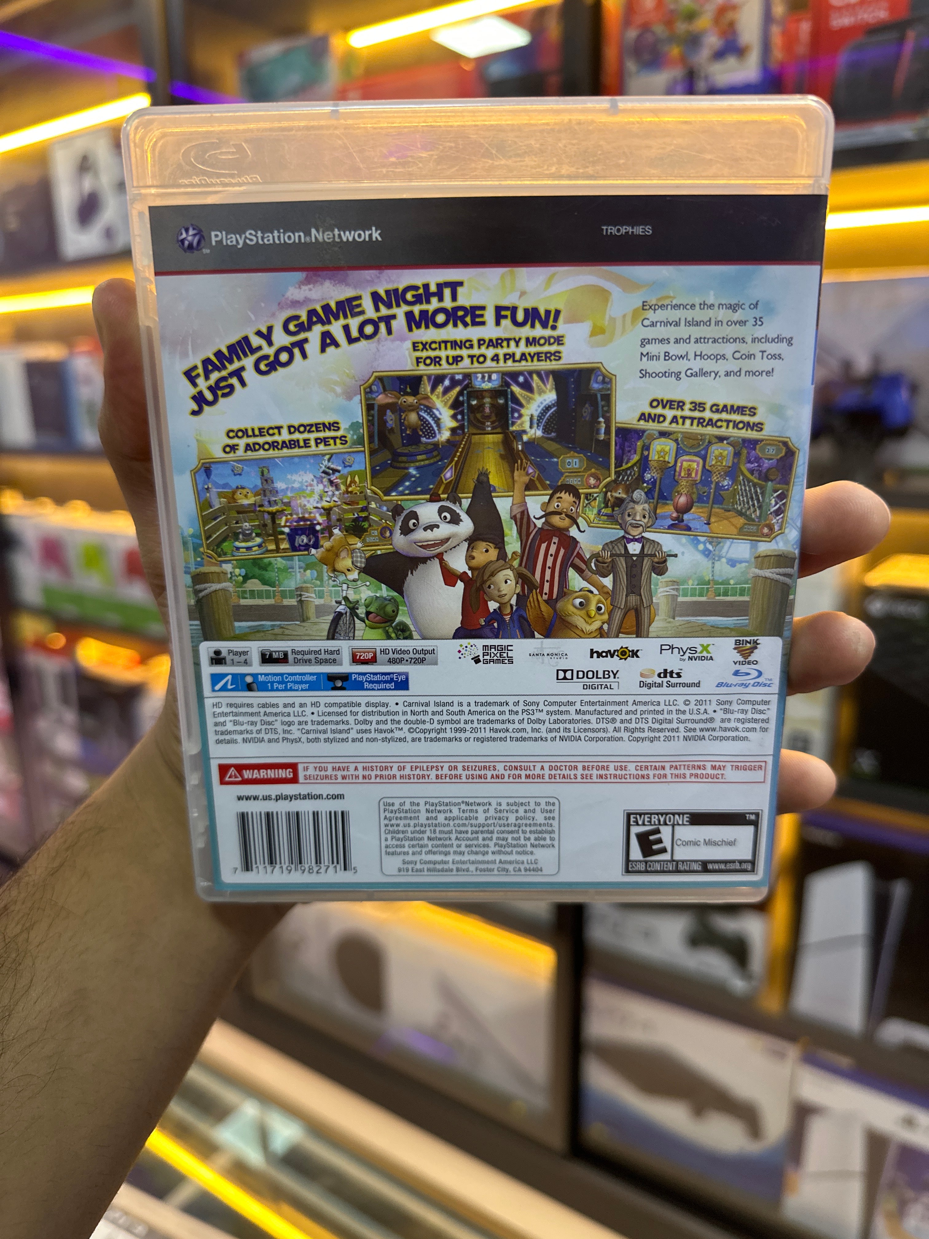 Jogo Carnival Island - Ps3 (Semi novo)