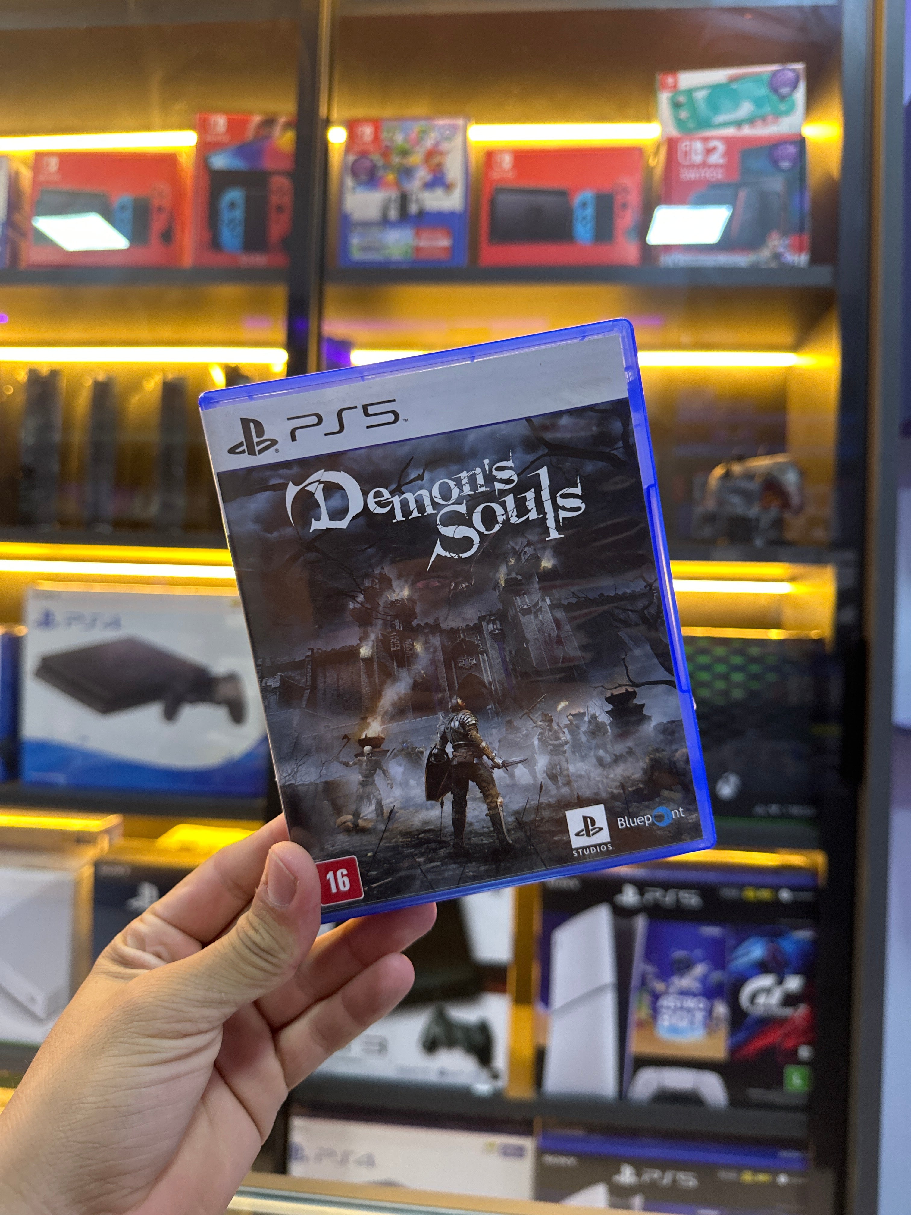 Jogo Demon's Souls Remake Standard Edition Físico Ps5 Sony (semi novo)