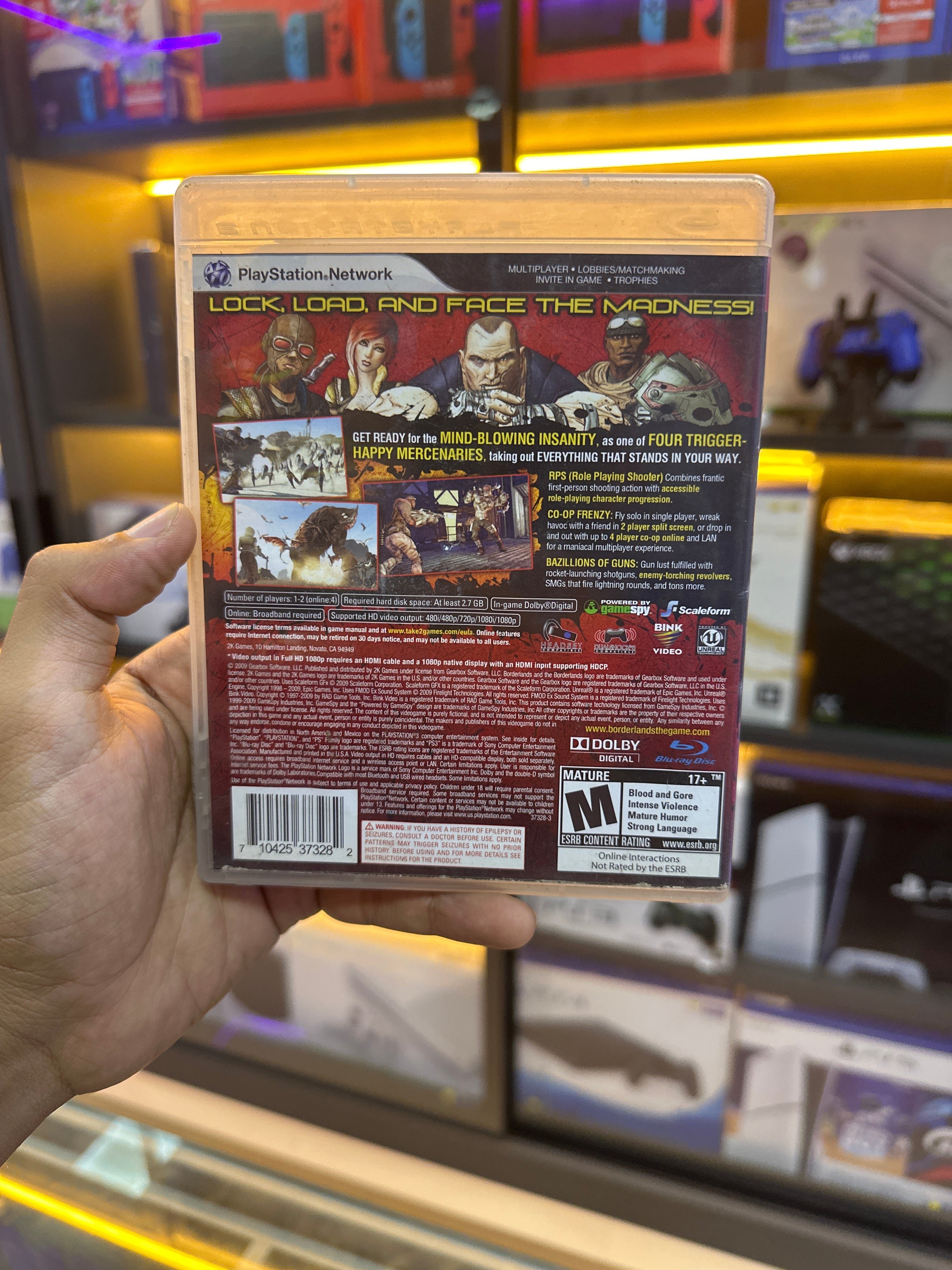 BORDERLANDS – PS3 (semi novo)