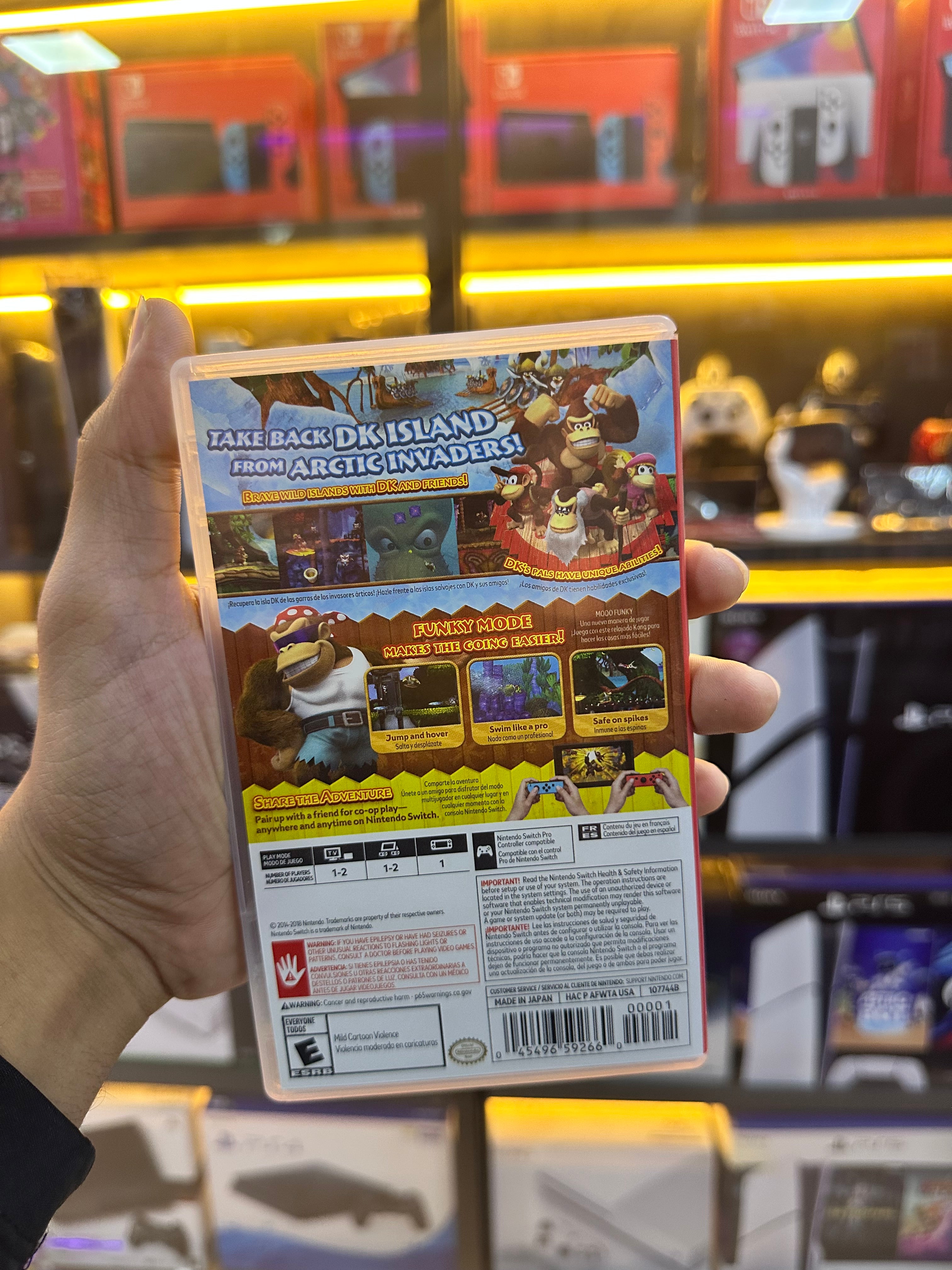 Donkey Kong Country: Tropical Freeze - Nintendo Switch (seminovo)