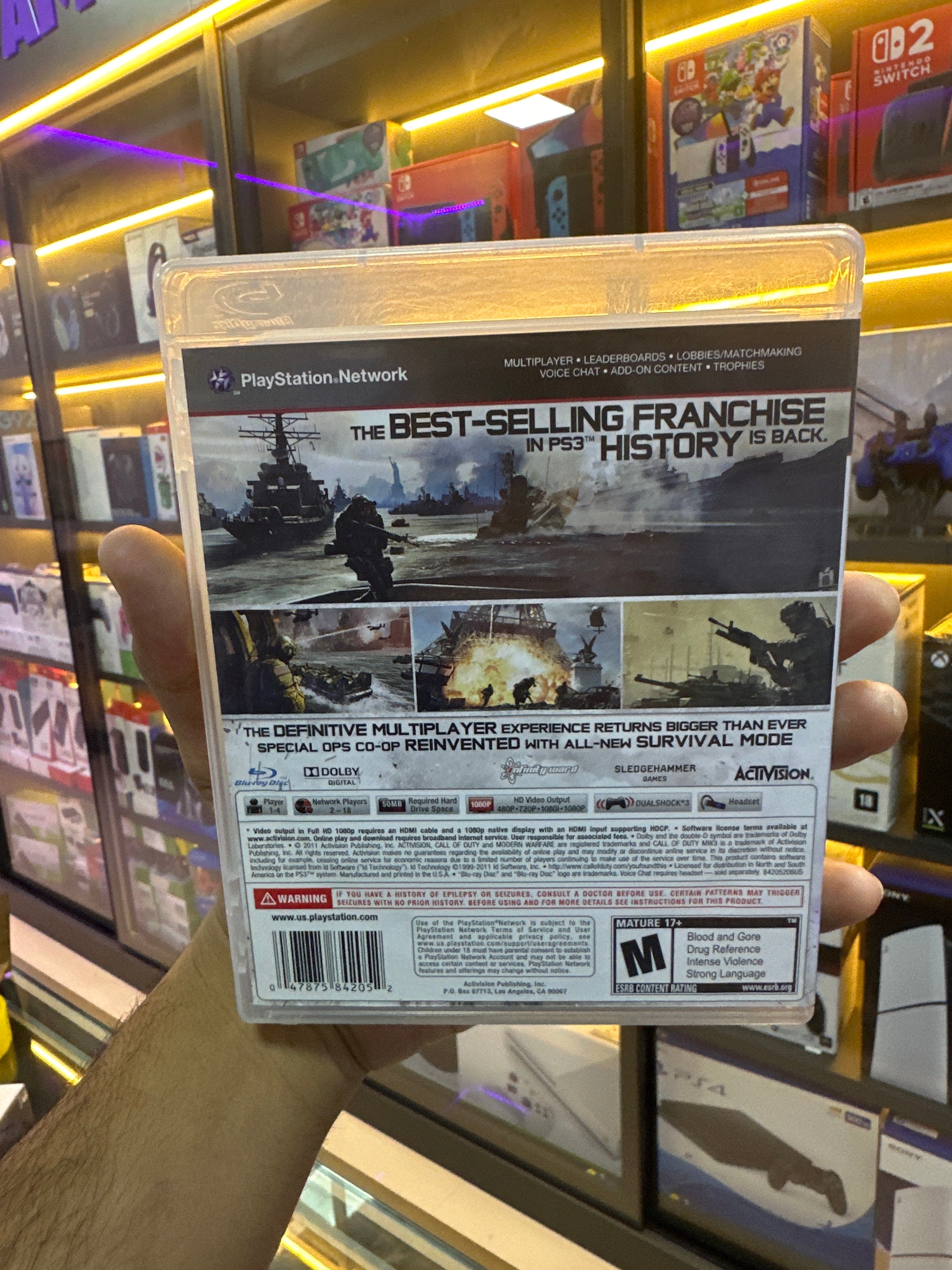 Call Of Duty Modern Warfare 3 Ps3 (Semi Novo)