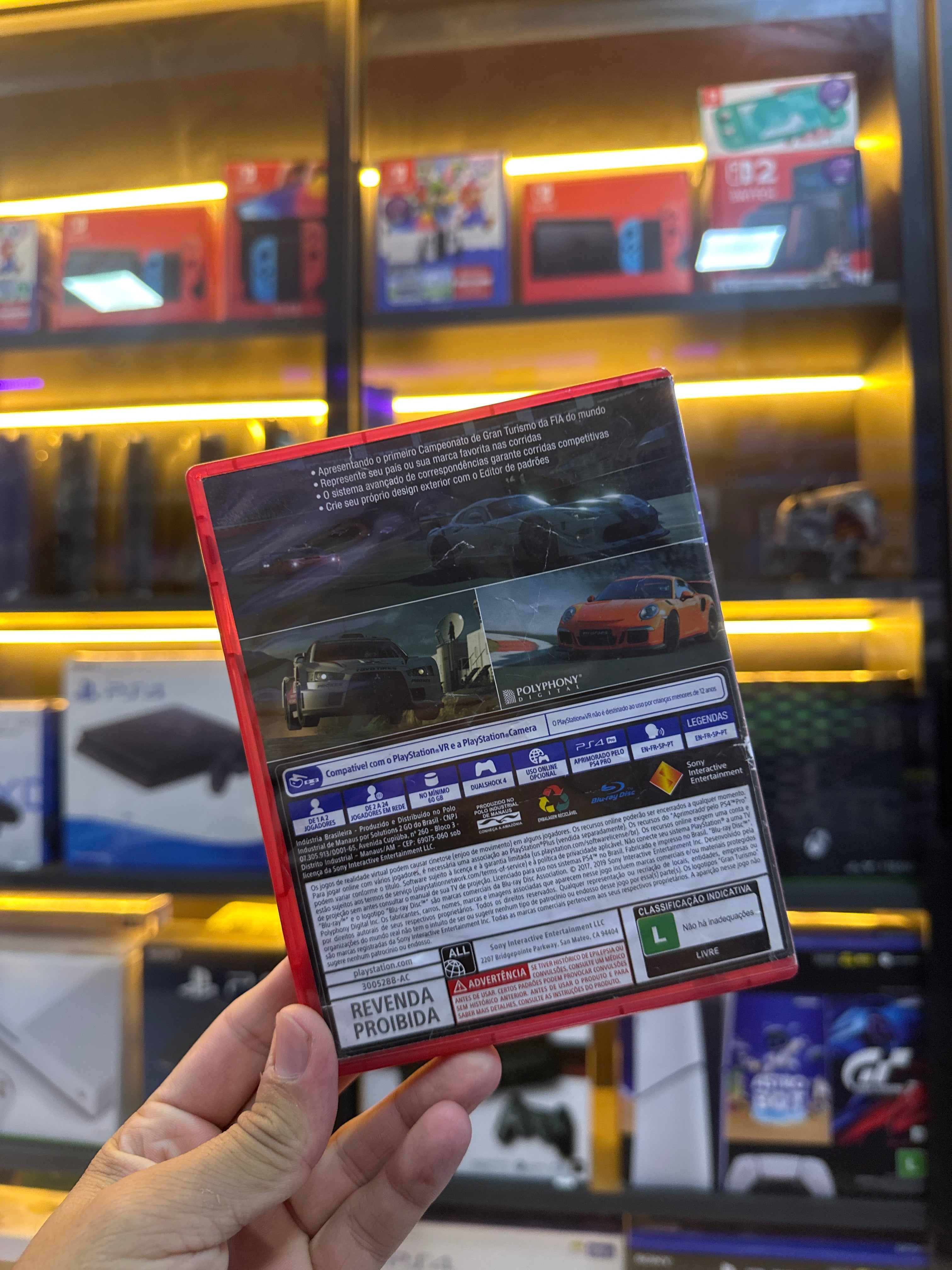 Gran Turismo Sport Ps4 Midia Fisica - Excelente