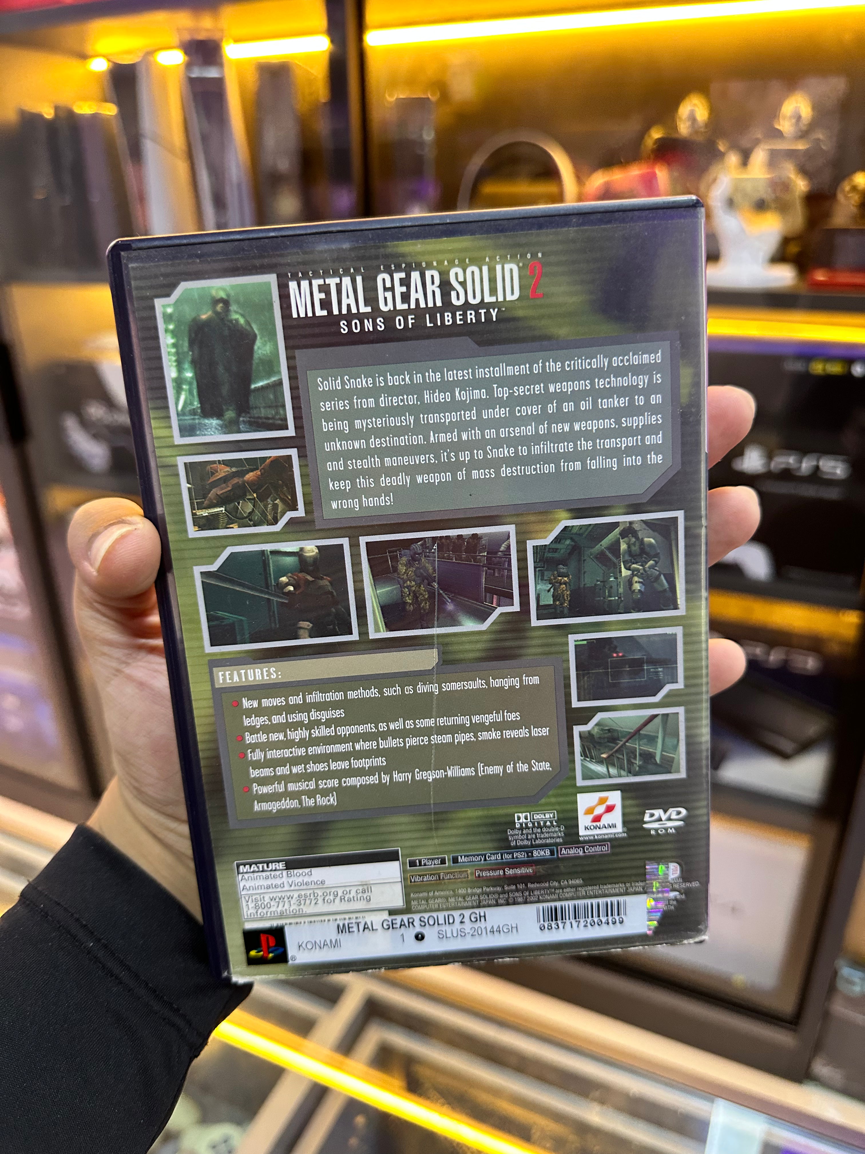 Metal Gear Solid 2 Sons Of Liberty - PS2 Mídia Física seminovo
