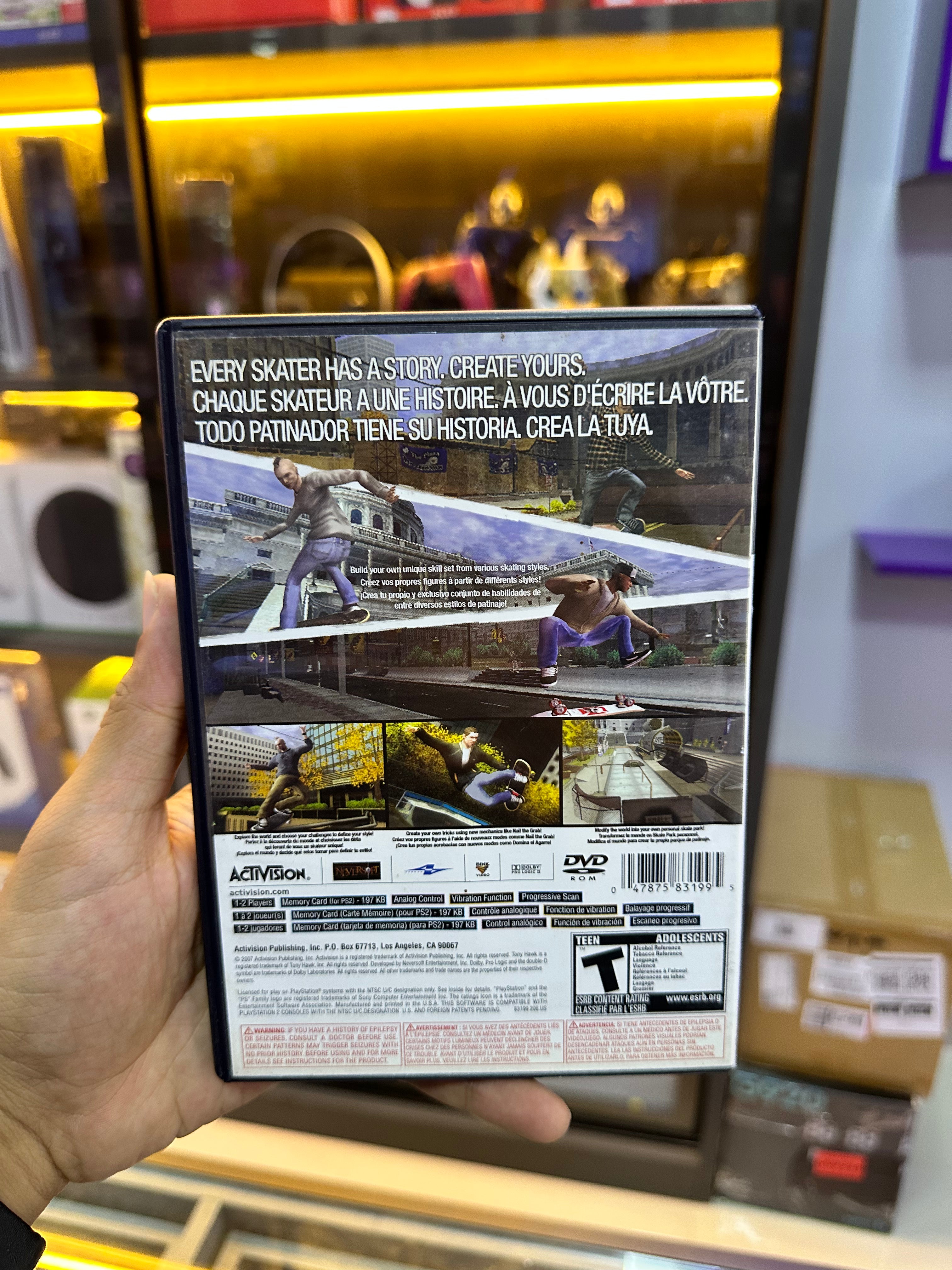 Tony Hawk's Proving Ground - PS2 seminovo