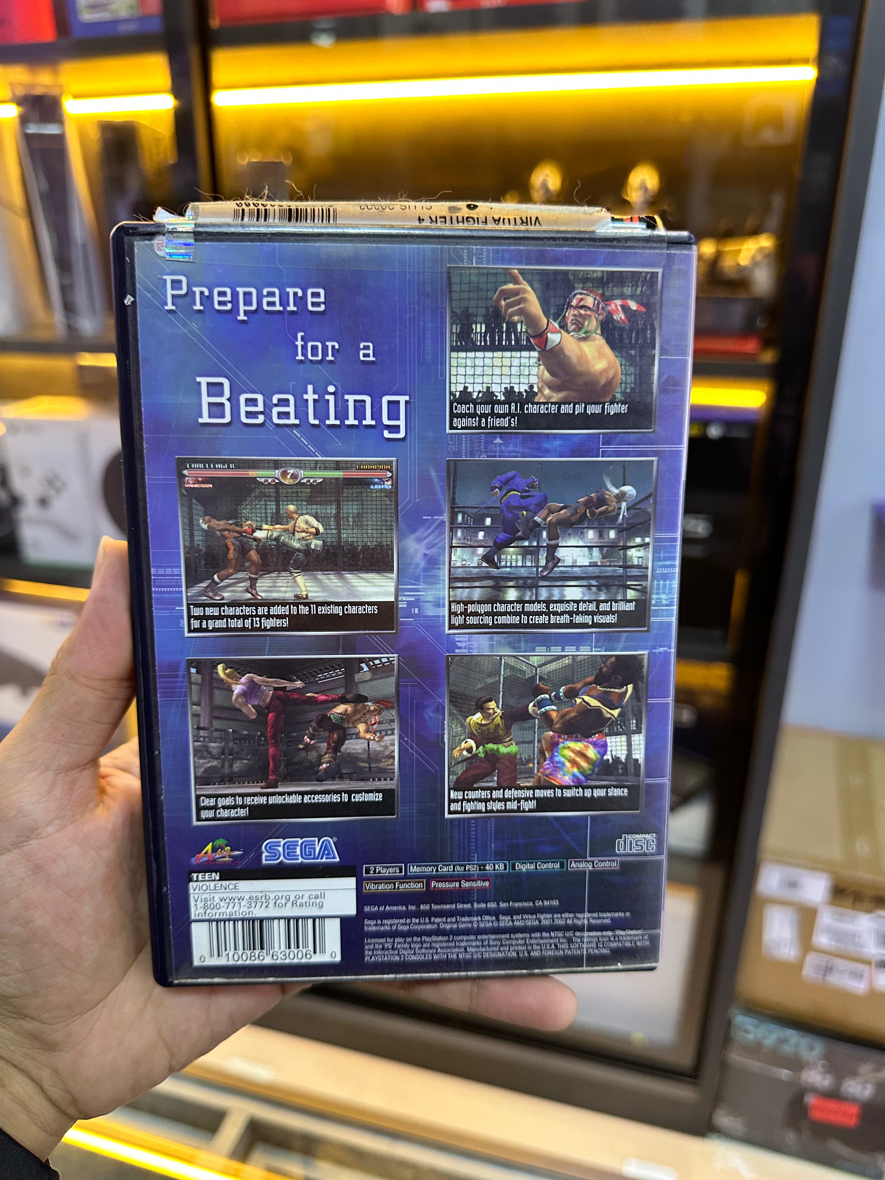 Jogo Virtua Fighter 4 - PS2 seminovo
