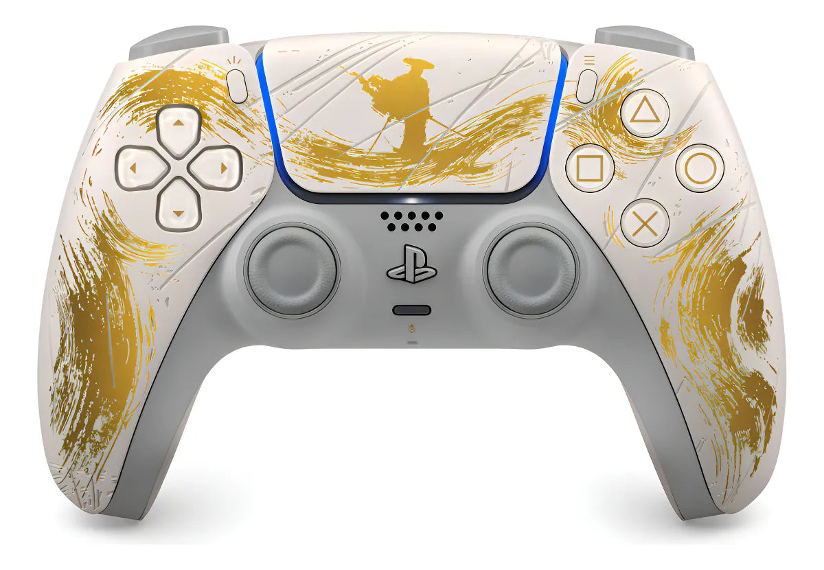 Controle Sem Fio Dualsense Edição Limitada Ouro Ghost Of Yotei Ps5