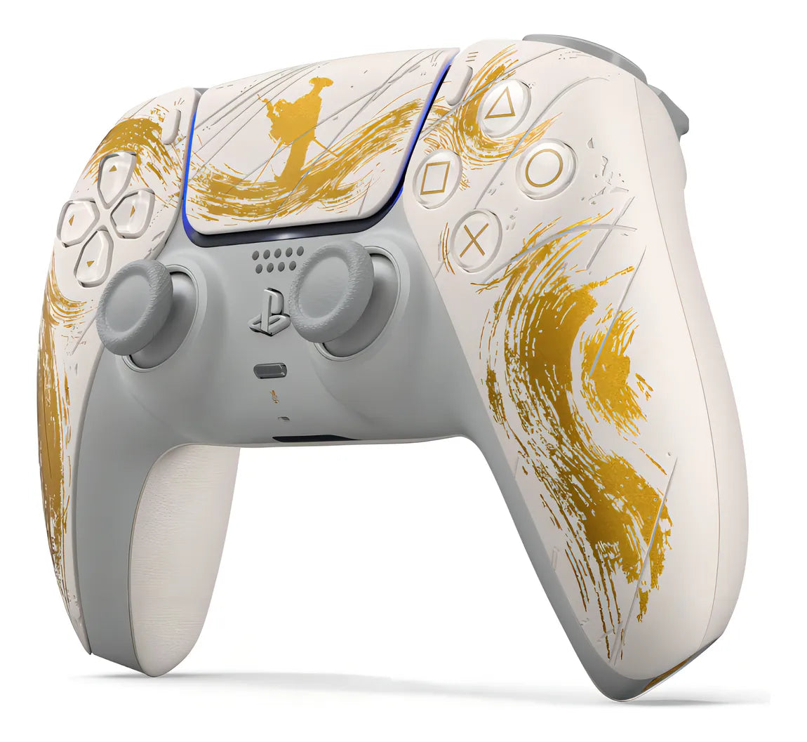Controle Sem Fio Dualsense Edição Limitada Ouro Ghost Of Yotei Ps5