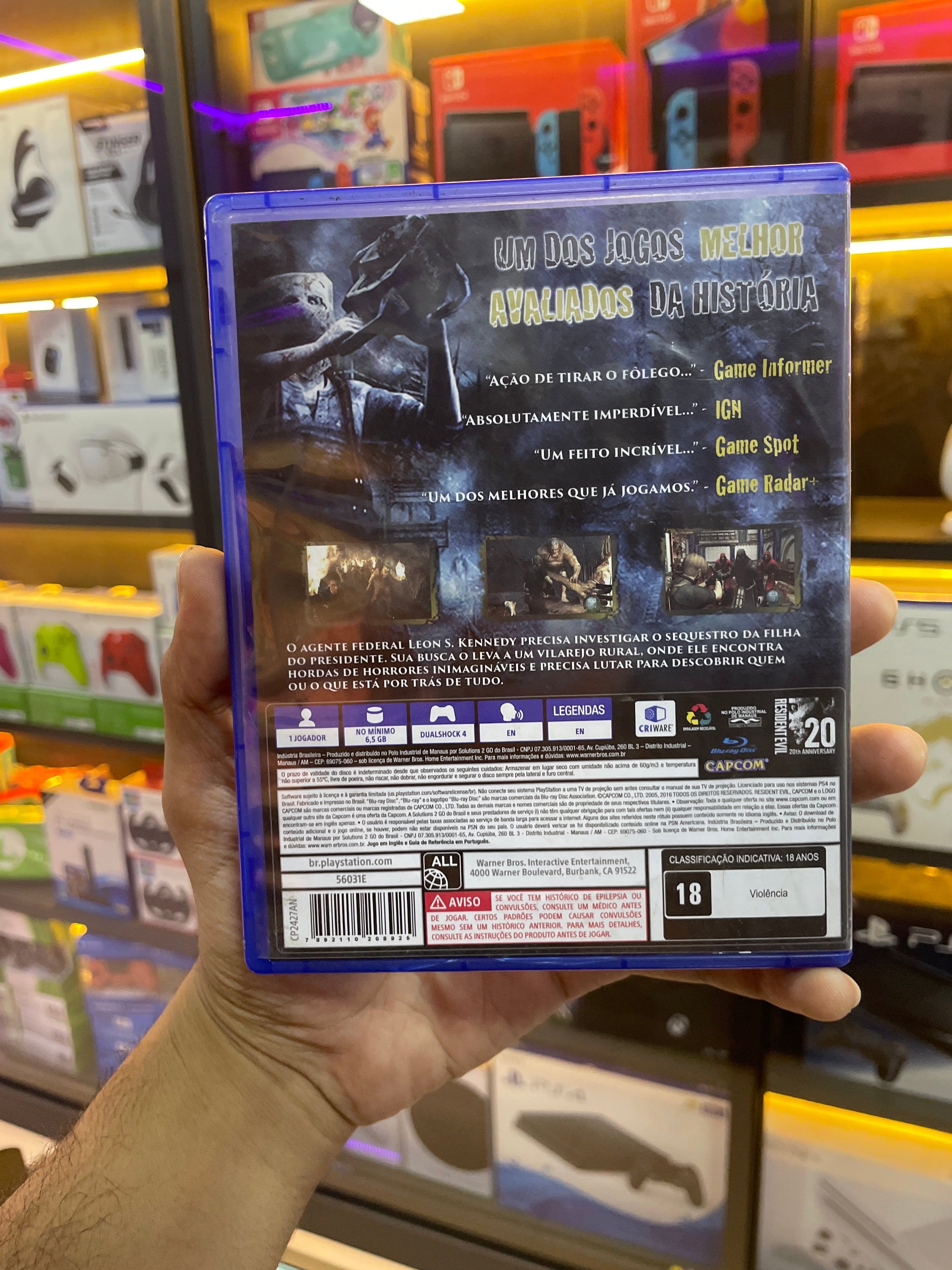 RESIDENT EVIL 4 - PS4 (Seminovo)