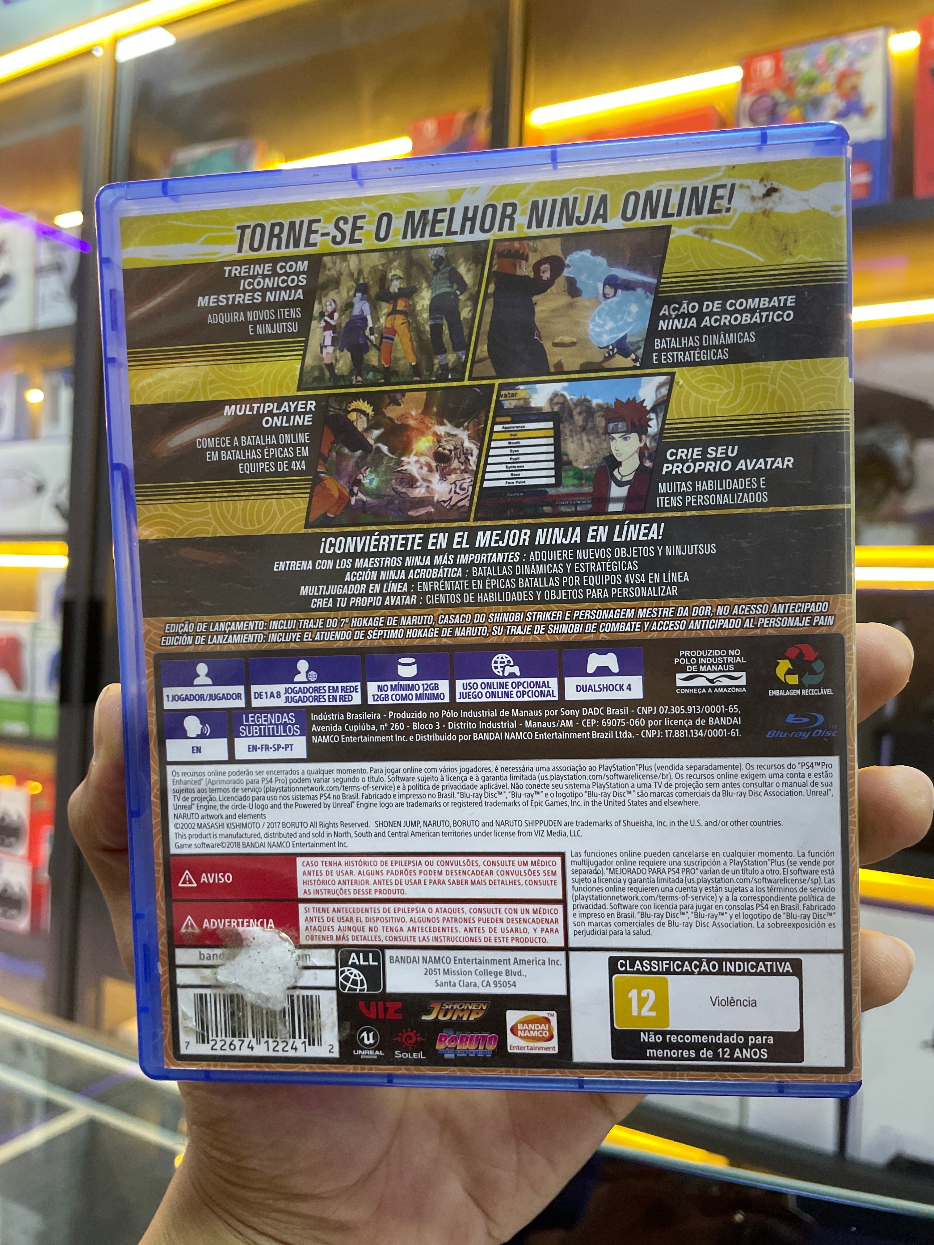 Naruto to Boruto Shinobi Striker - Ps4 (seminovo)
