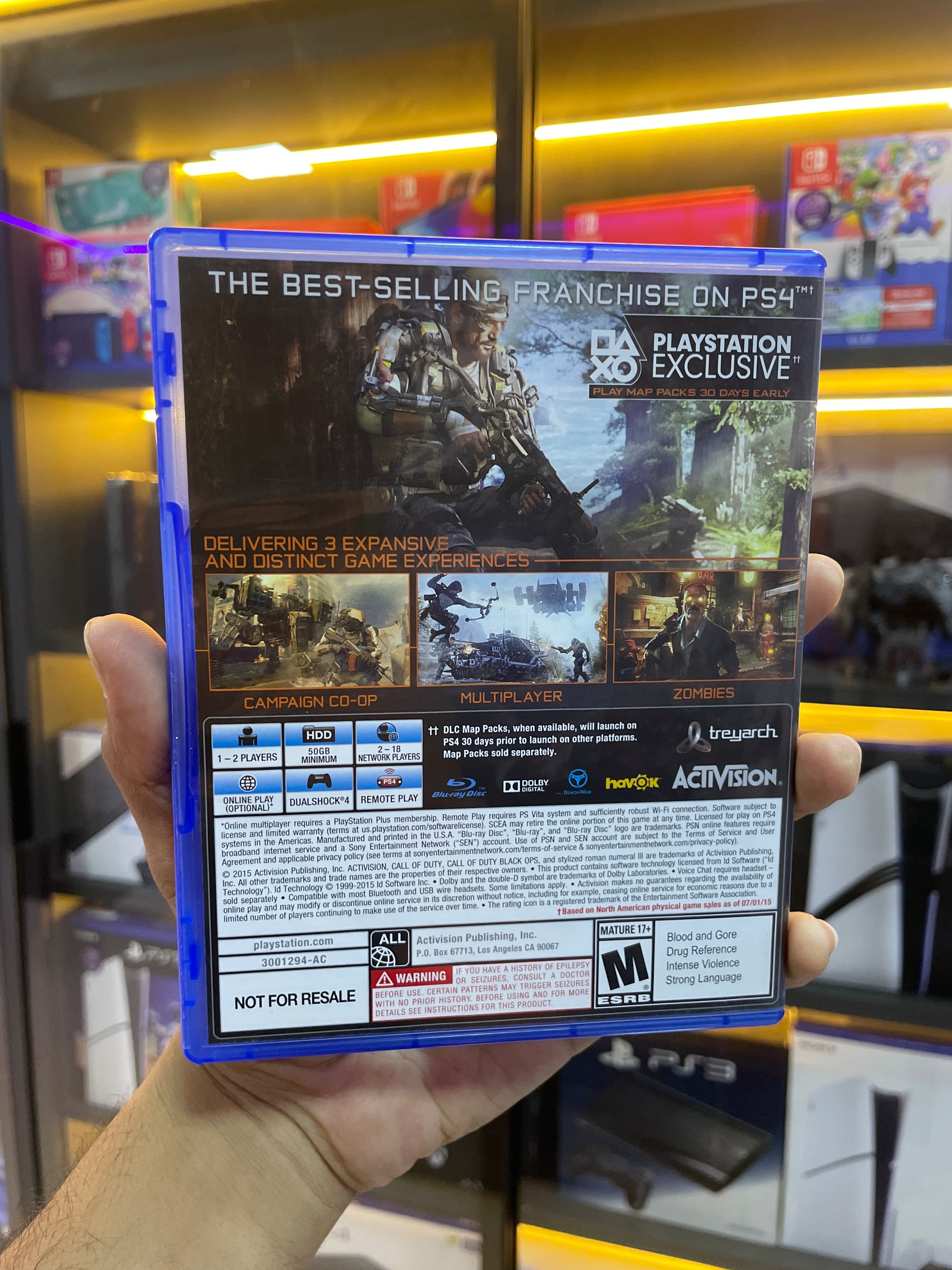 CALL OF DUTY BLACK OPS 3 - PS4 (Seminovo)