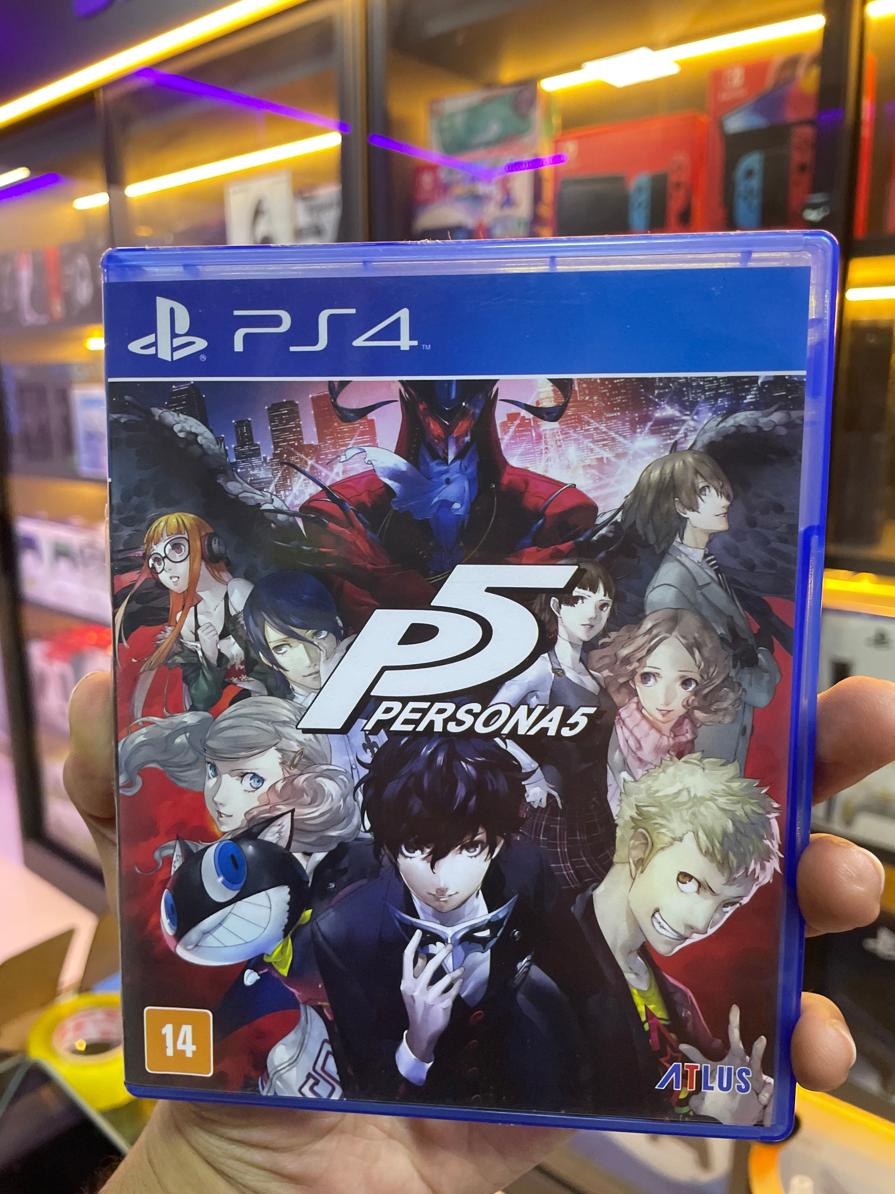 Persona 5 - PS4 Mídia física (Seminovo)