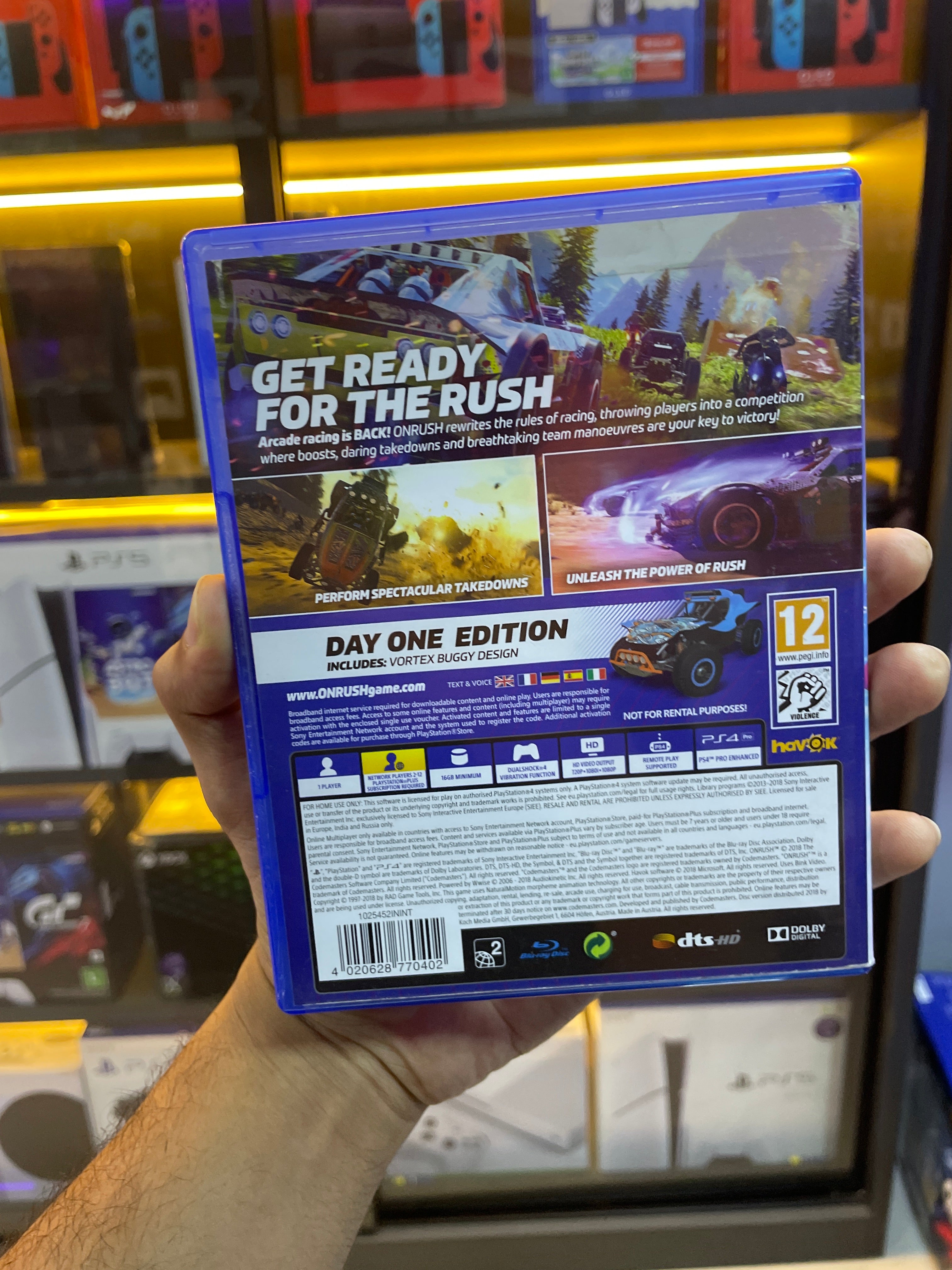 Onrush Day One Edition Ps4(semi novo)