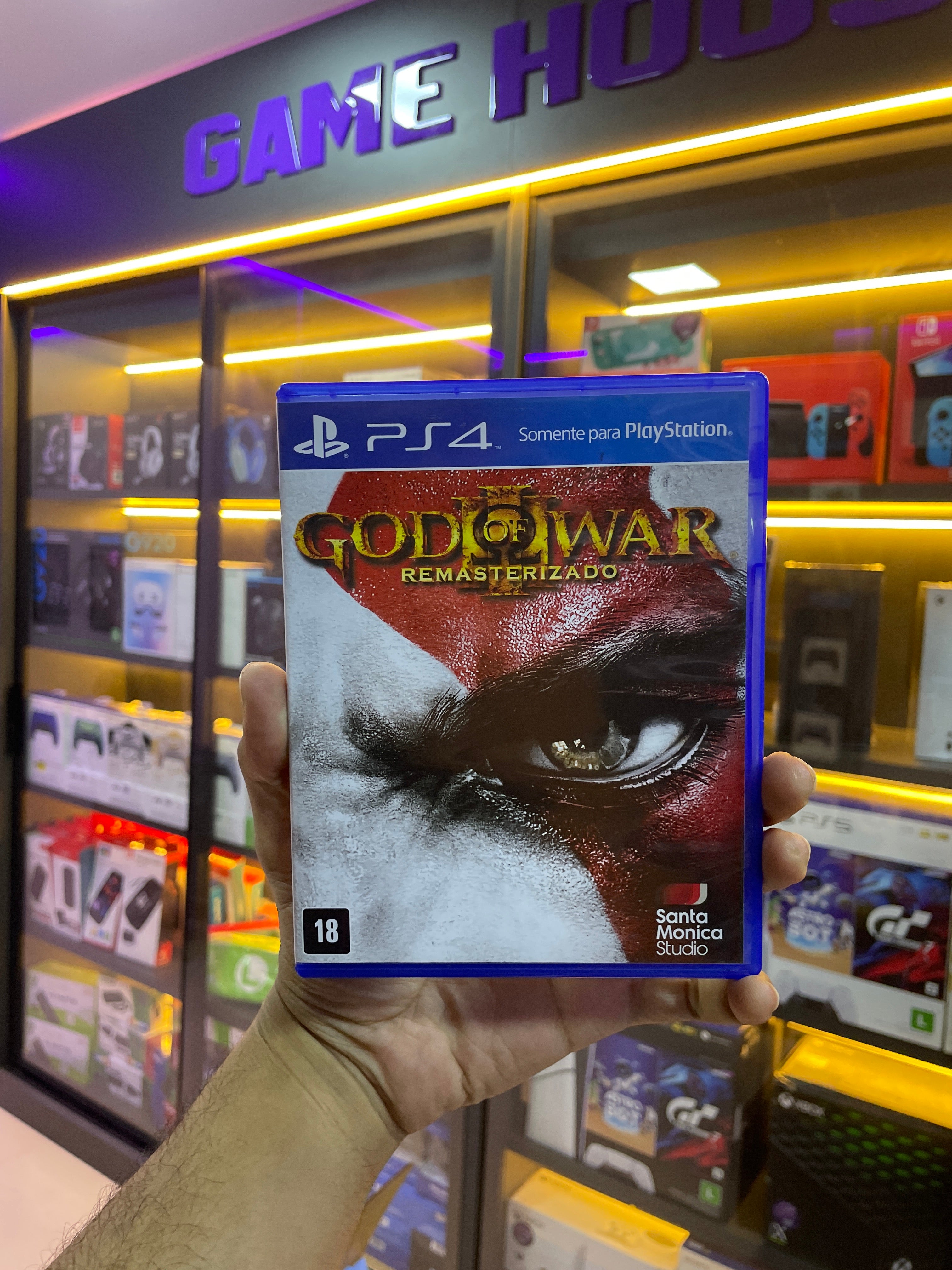 God of War III Remastered PS4 (Seminovo)