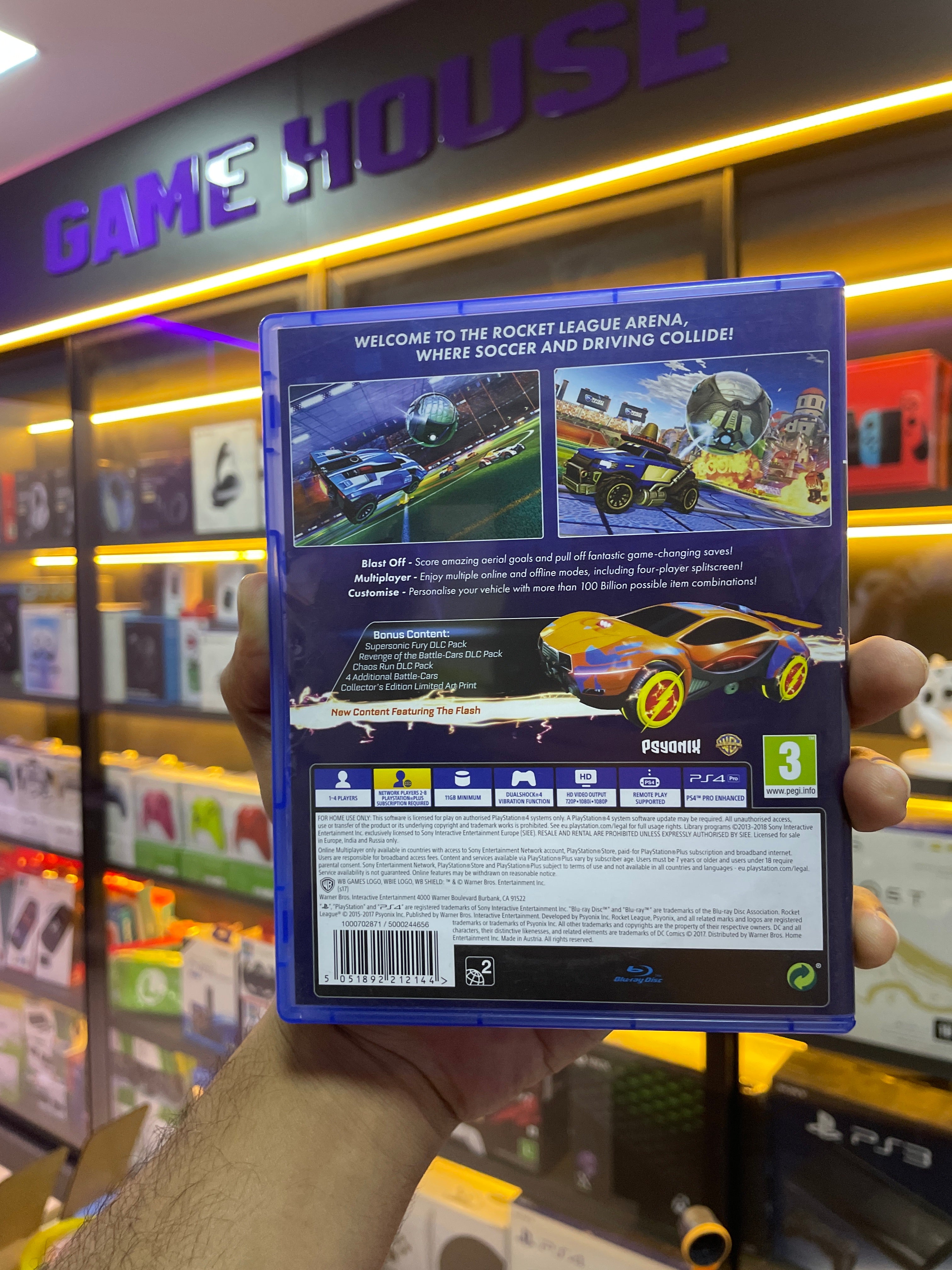 ROCKET LEAGUE PS4 Mídia física (seminovo)