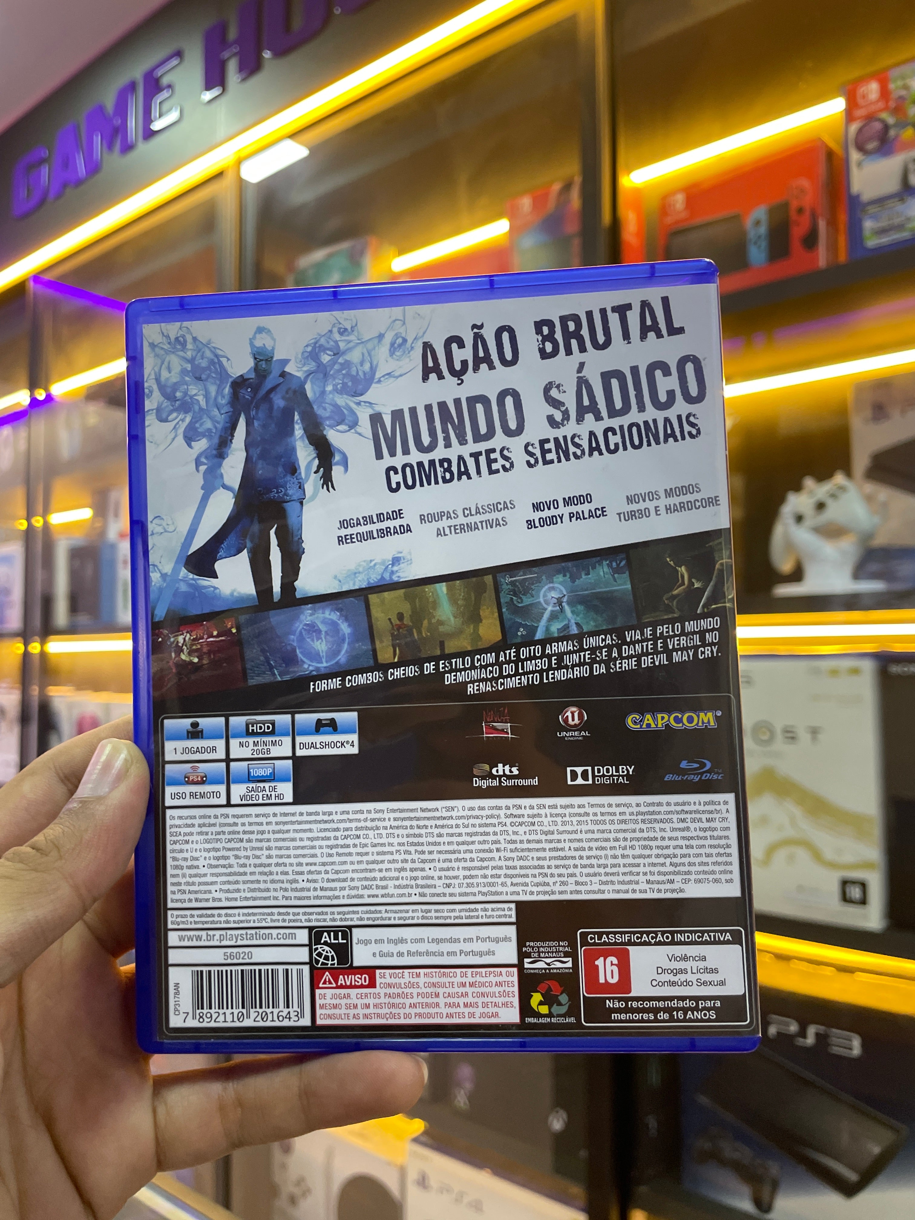 Jogo DMC Devil May Cry - PS4 (Seminovo)