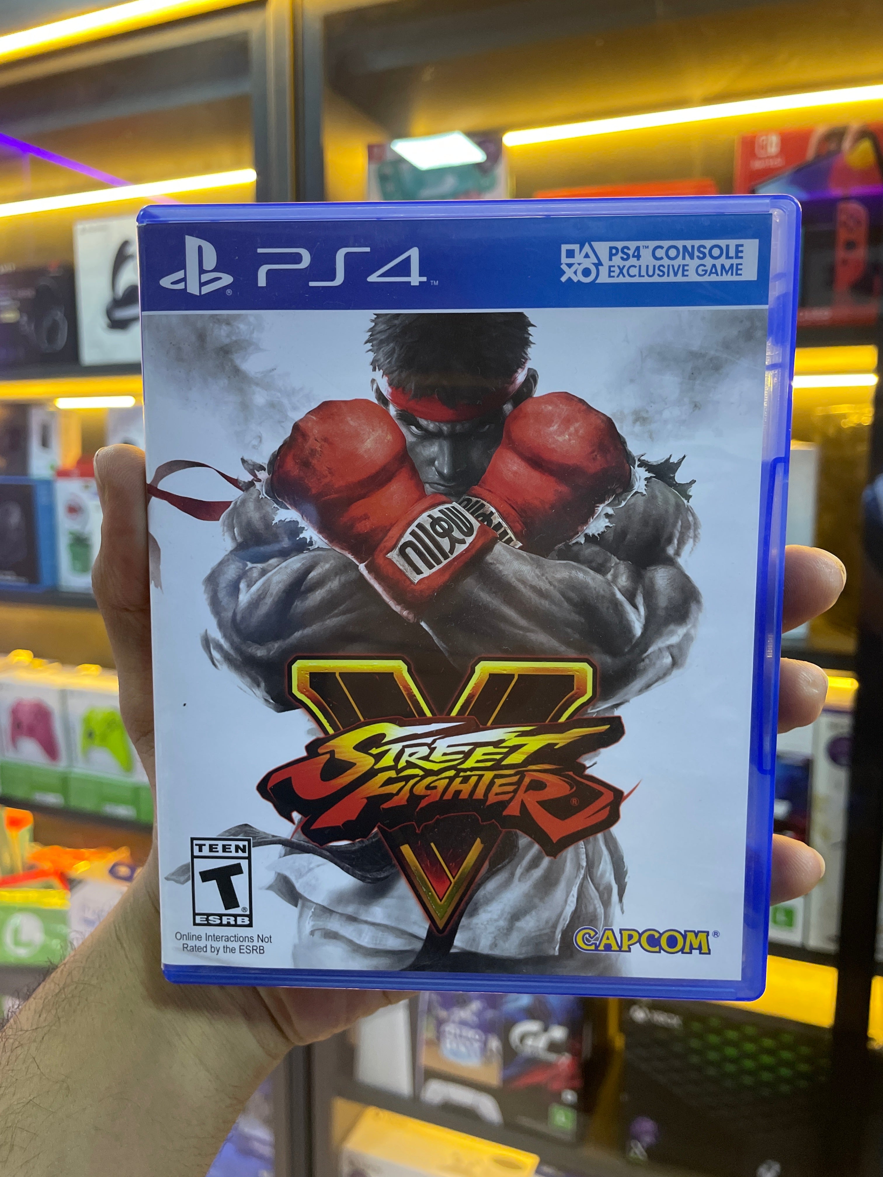 Street Fighter V - Ps4 Mídia física (Seminovo)