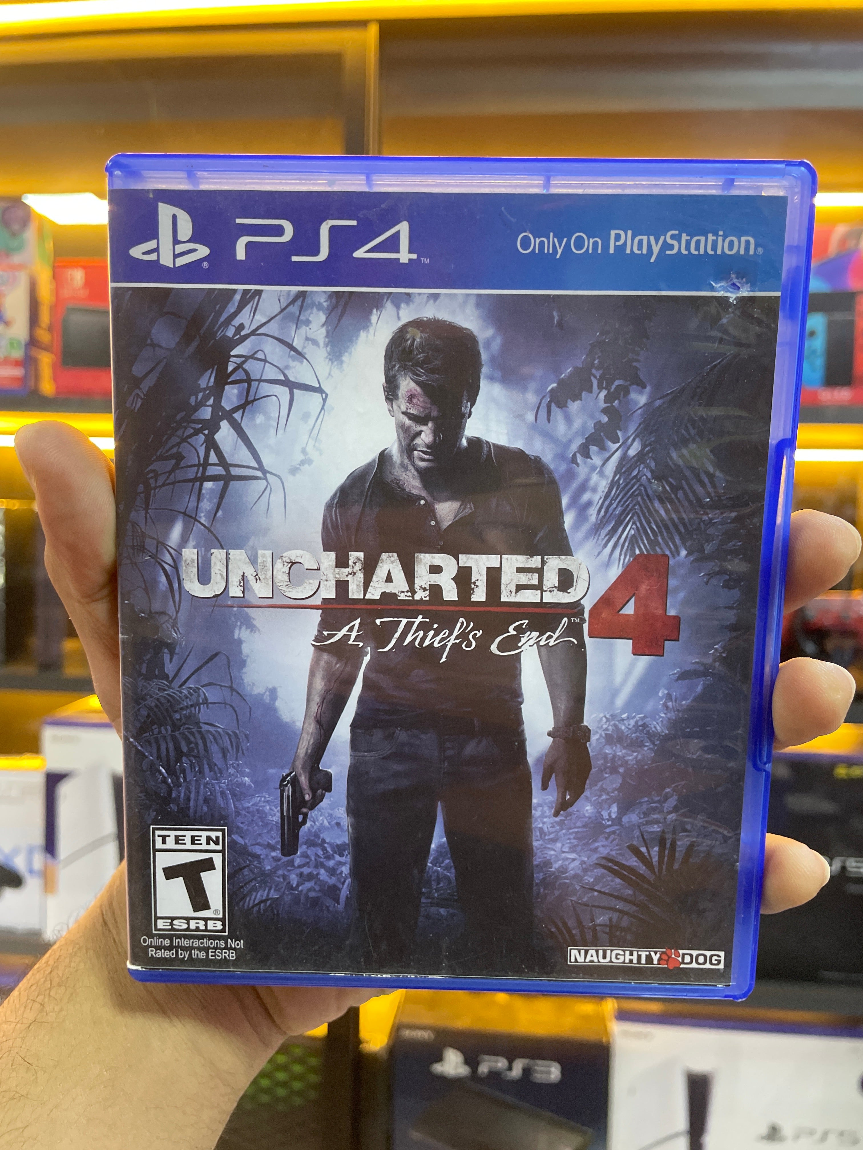Uncharted 4 A Thiefs End Ps4 (Jogo Mídia Física) (Seminovo)