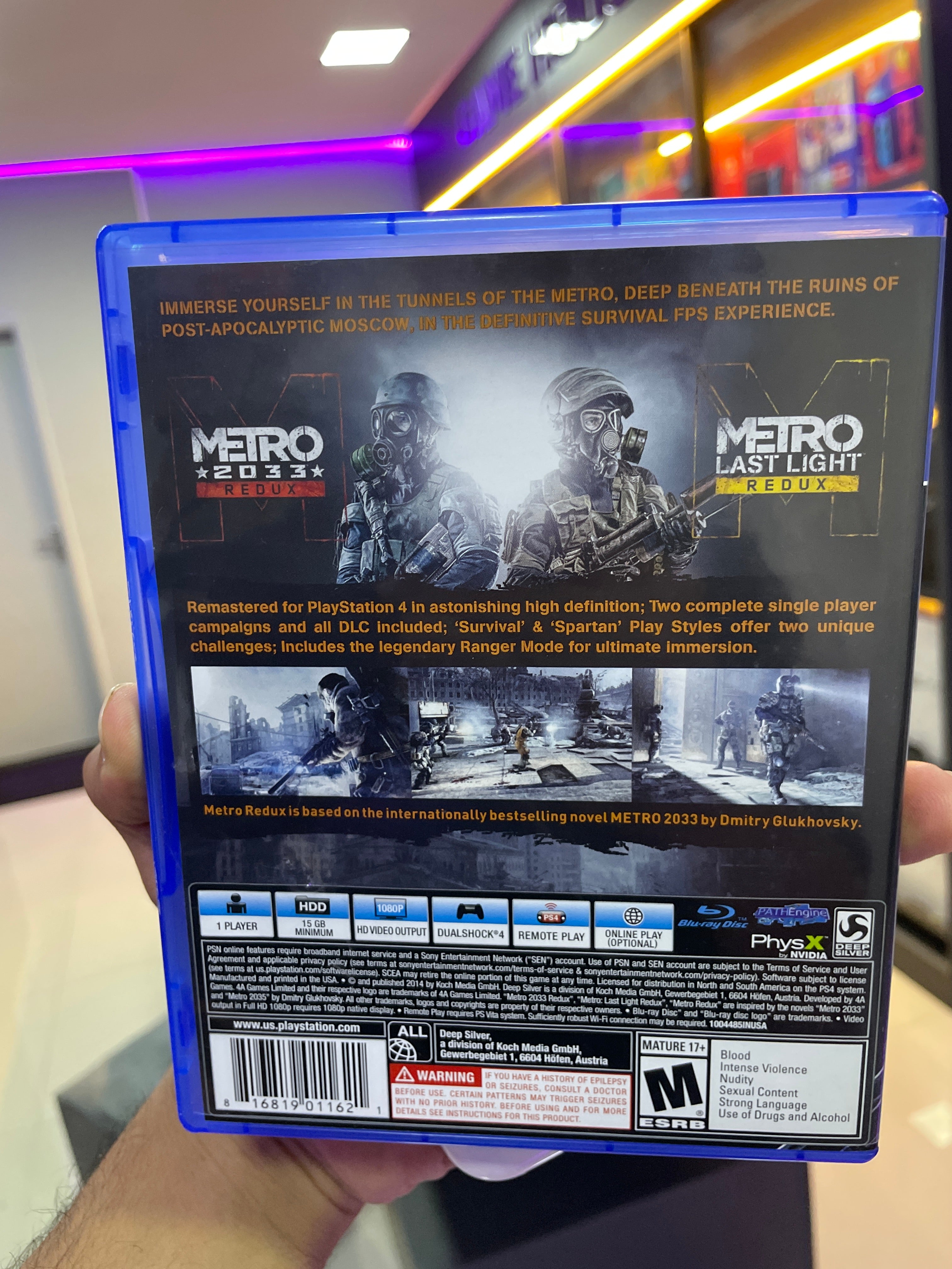 Jogo Metro Redux - PS4 (Seminovo)