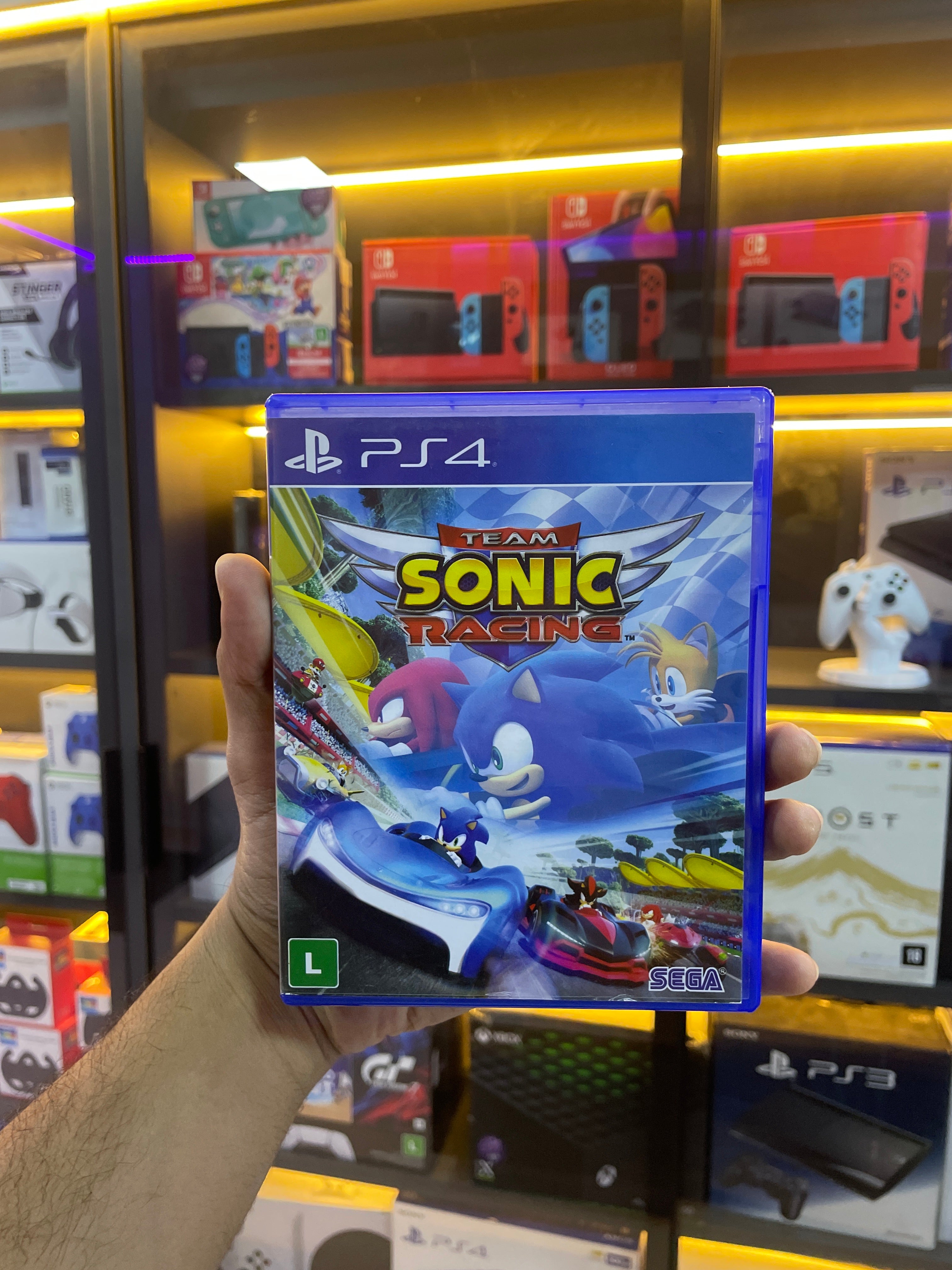 Team Sonic Racing - Ps4 (Seminovo)