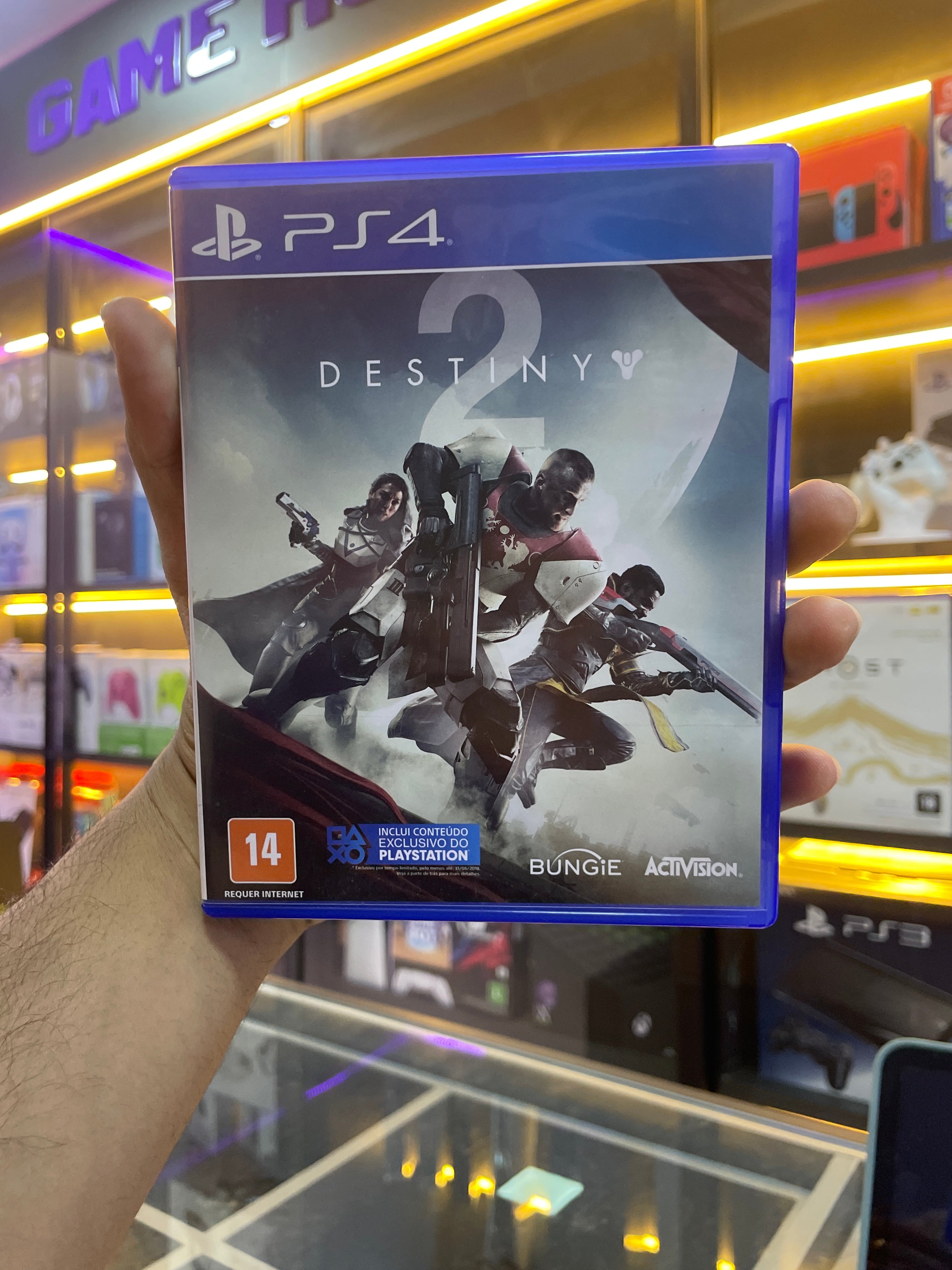 Jogo Destiny 2 - PS4 Mídia física (seminovo)