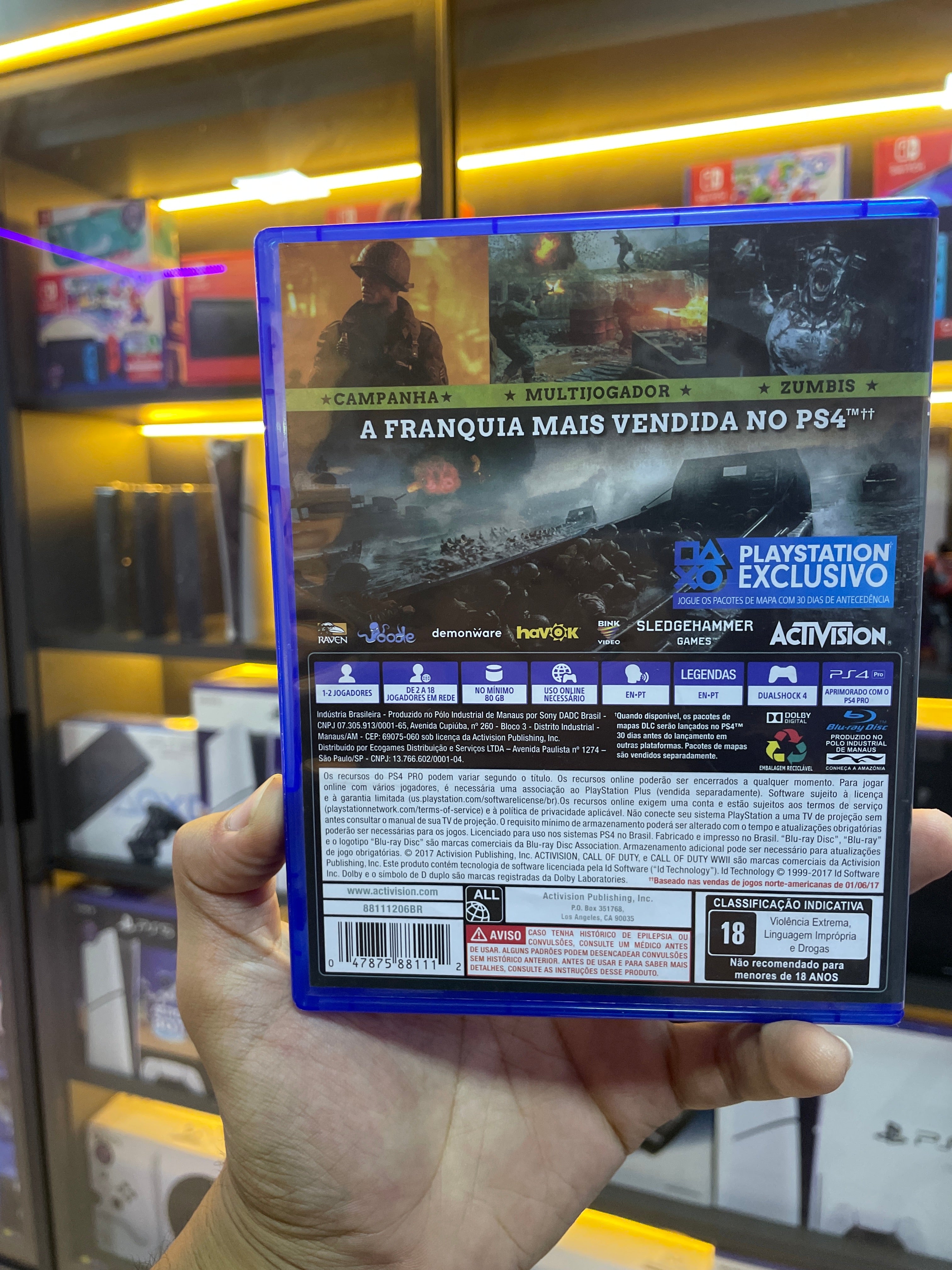 Call Of Duty WWII Seminovo – PS4